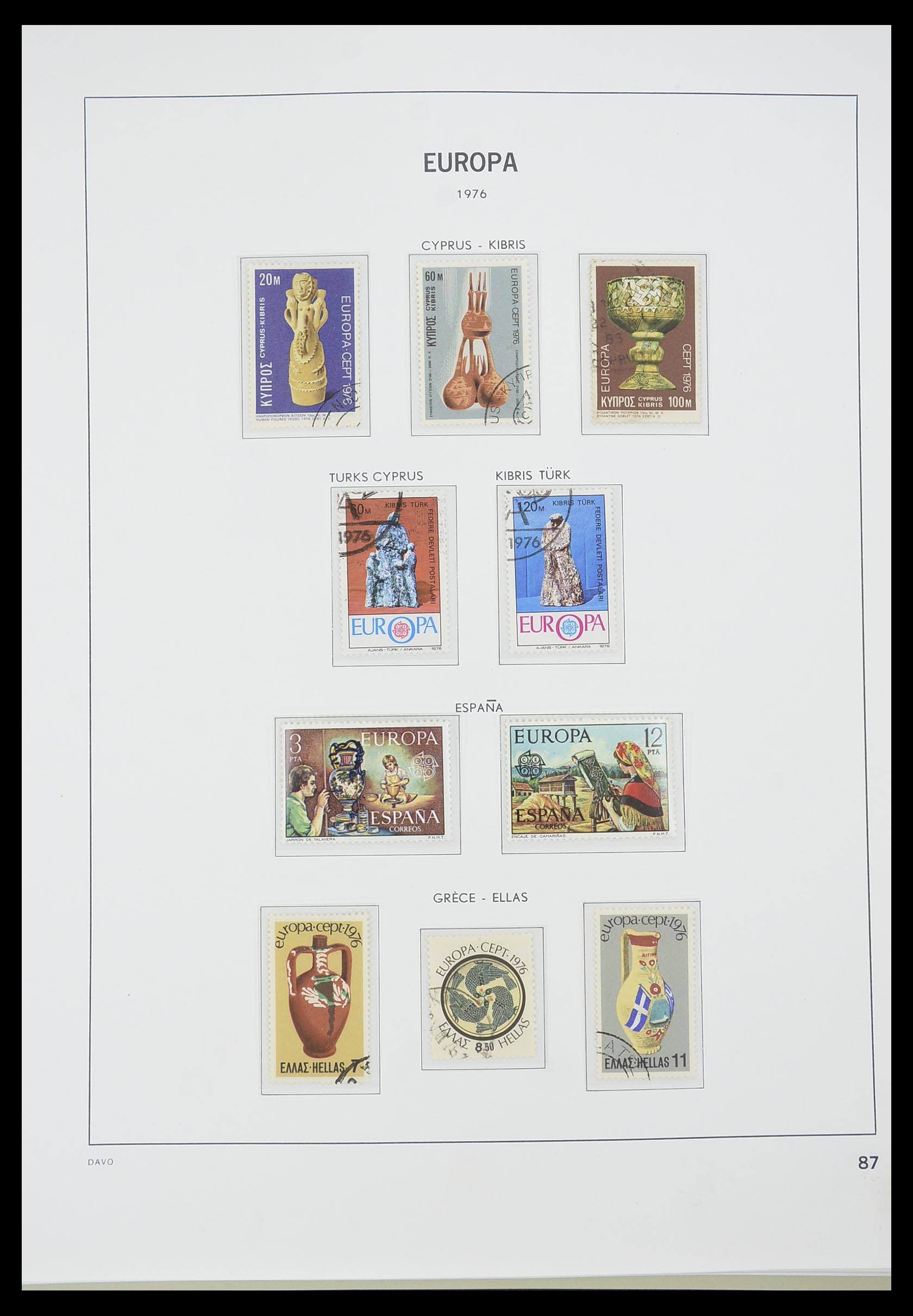 33530 087 - Postzegelverzameling 33530 Europa CEPT 1949-2013.