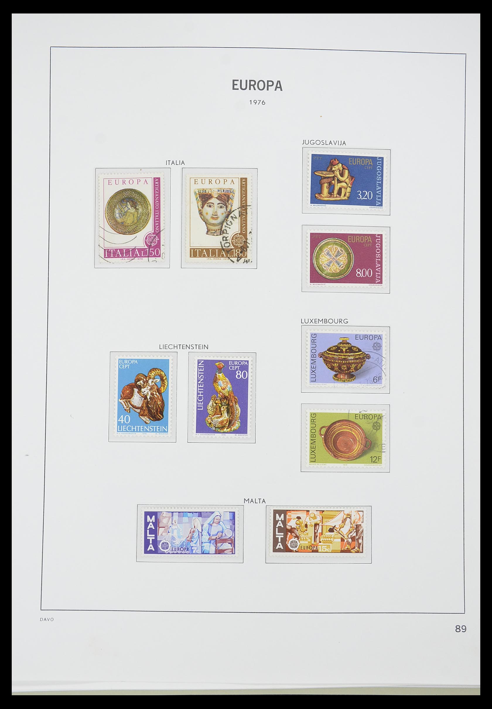 33530 089 - Postzegelverzameling 33530 Europa CEPT 1949-2013.