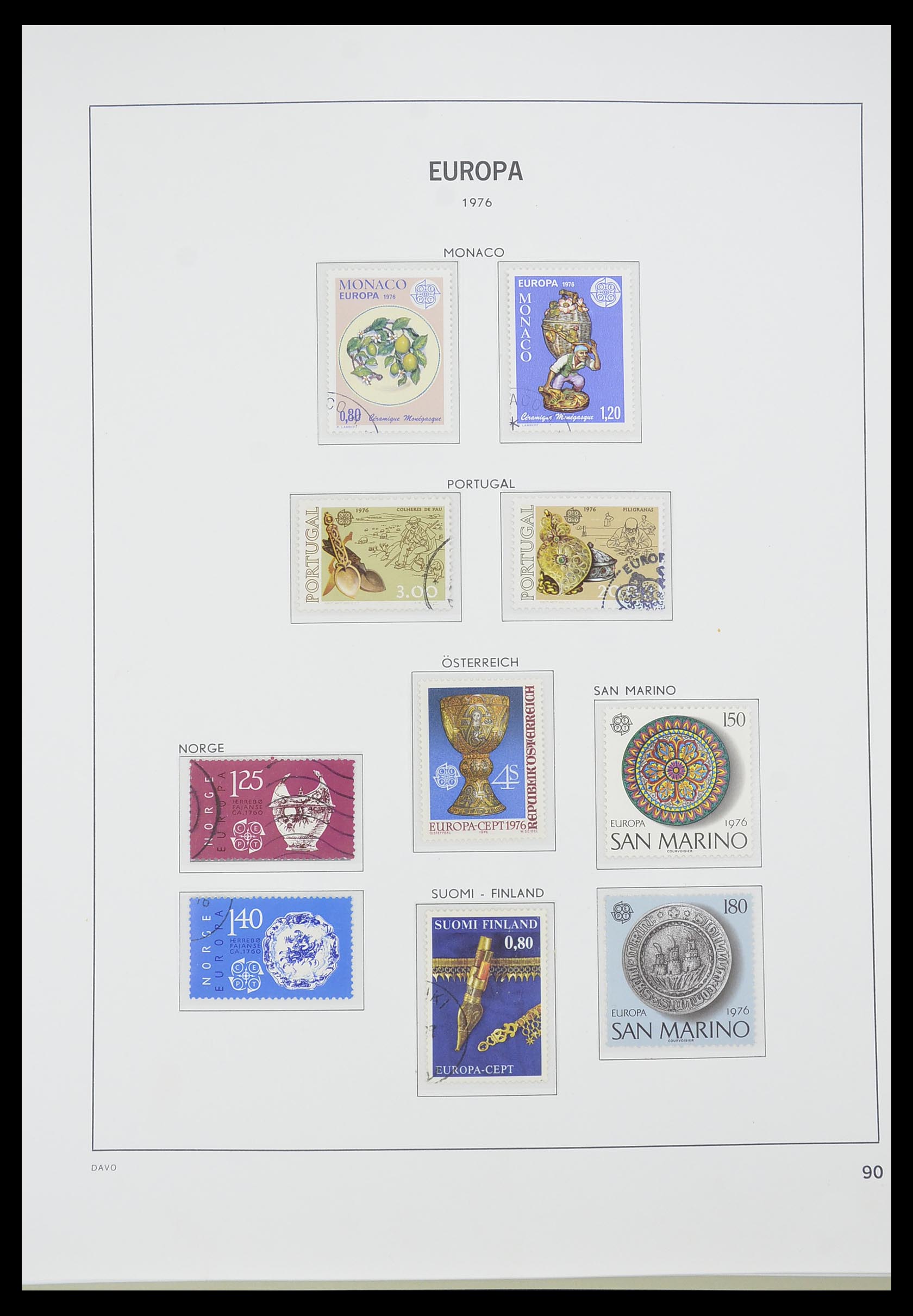 33530 090 - Postzegelverzameling 33530 Europa CEPT 1949-2013.