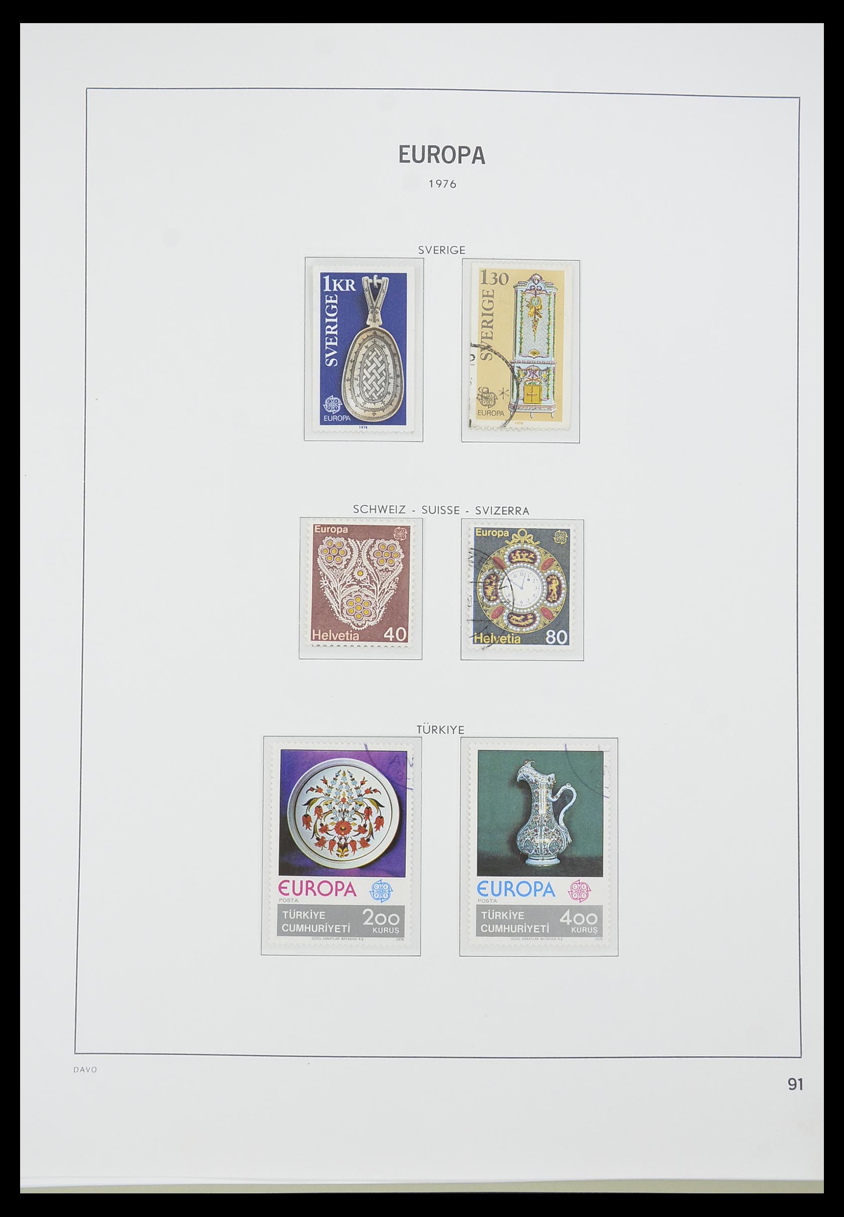 33530 091 - Postzegelverzameling 33530 Europa CEPT 1949-2013.