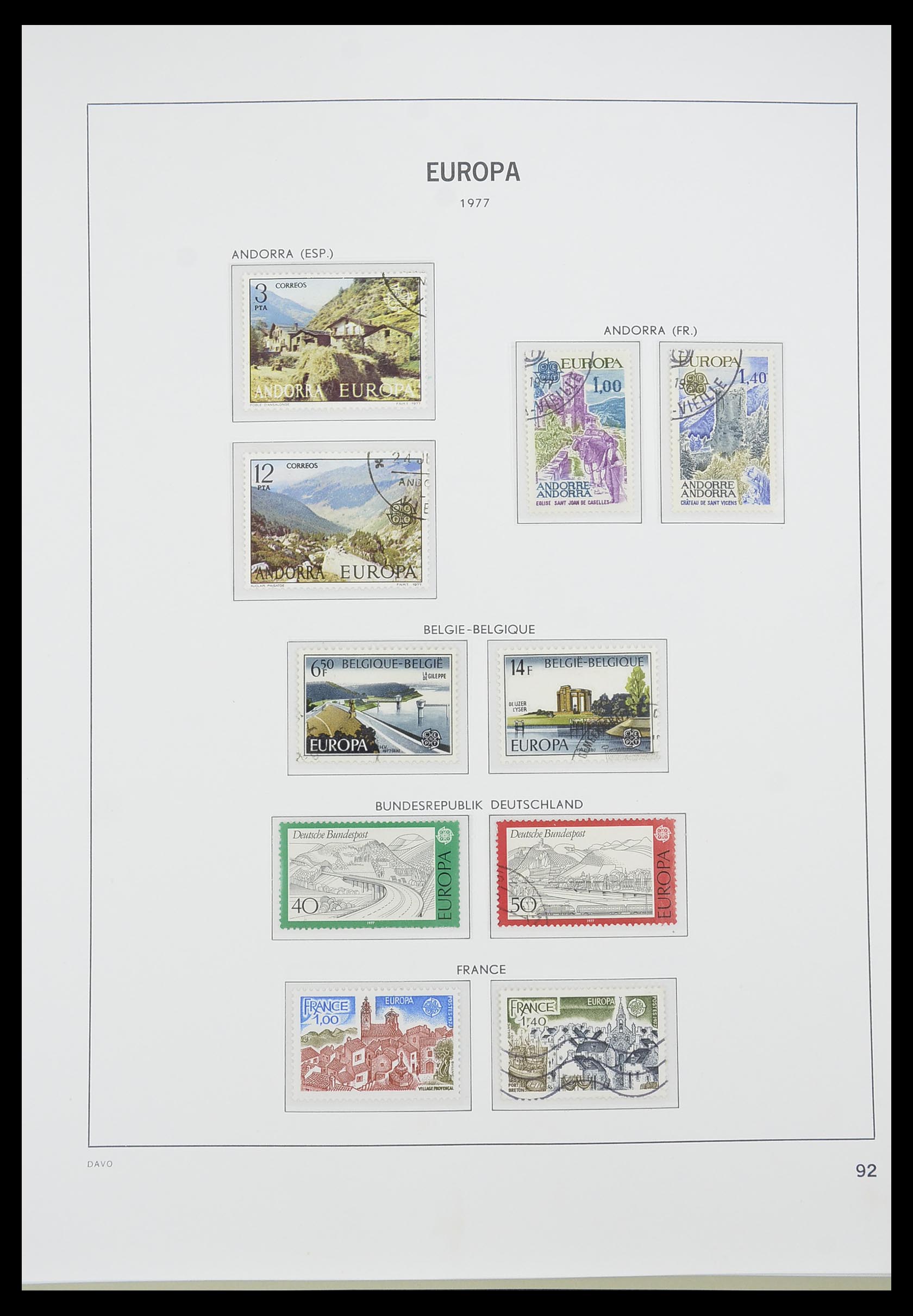 33530 092 - Postzegelverzameling 33530 Europa CEPT 1949-2013.