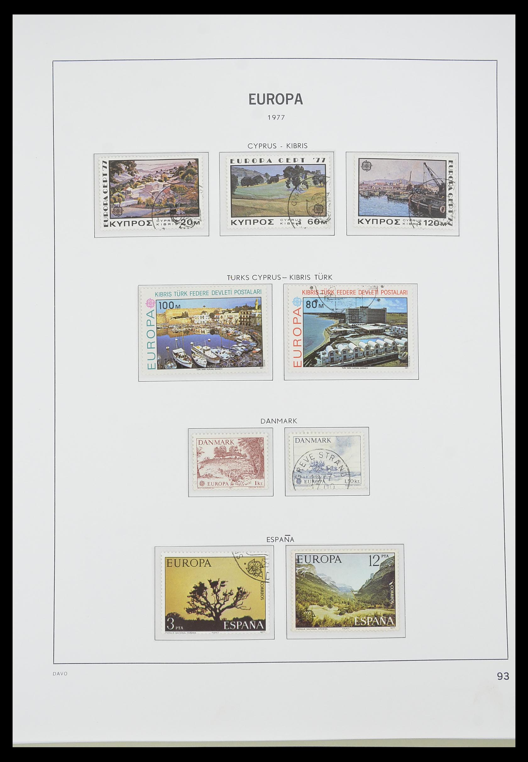 33530 093 - Postzegelverzameling 33530 Europa CEPT 1949-2013.