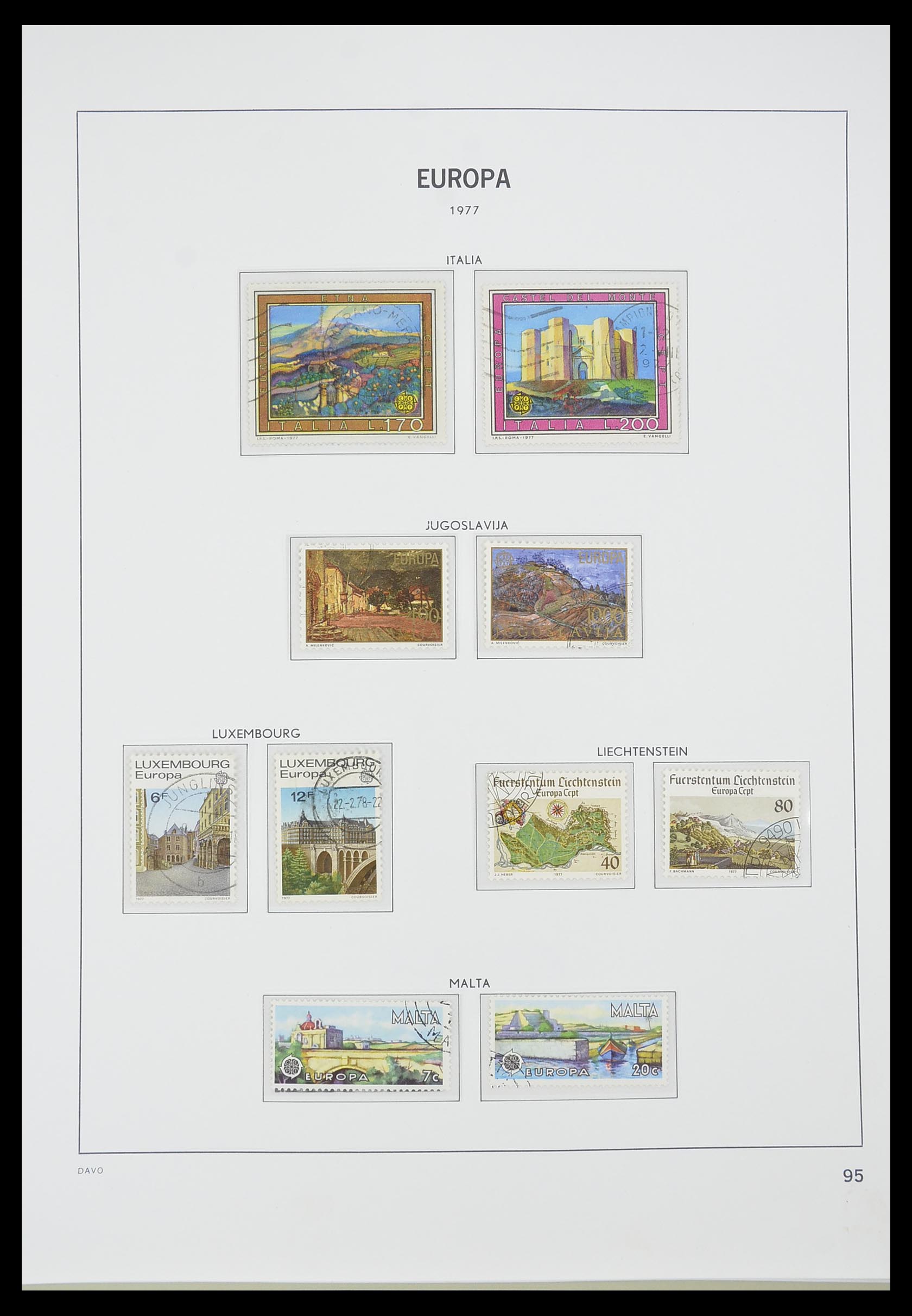 33530 095 - Postzegelverzameling 33530 Europa CEPT 1949-2013.