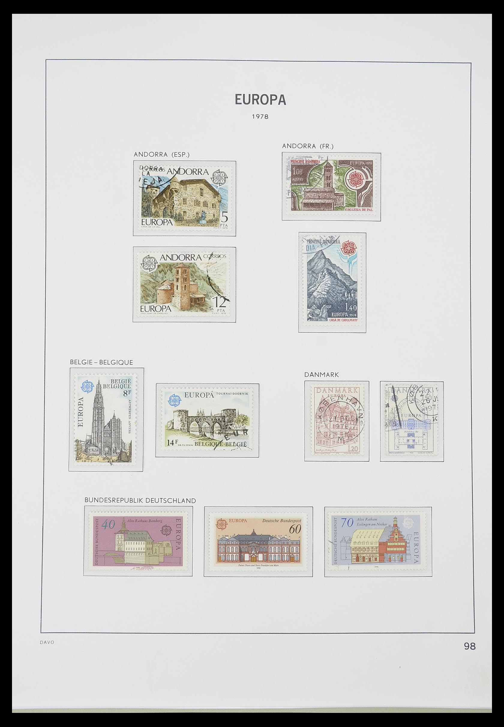 33530 098 - Postzegelverzameling 33530 Europa CEPT 1949-2013.