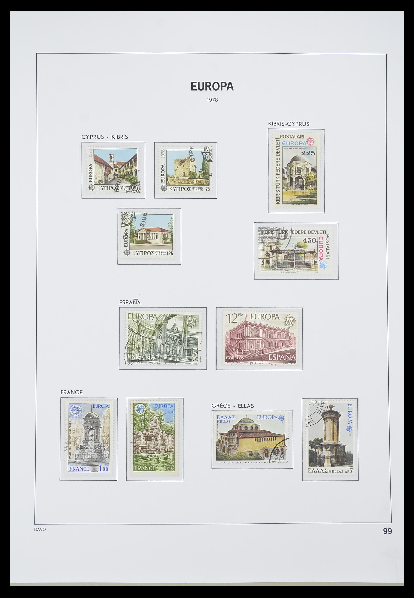 33530 099 - Postzegelverzameling 33530 Europa CEPT 1949-2013.