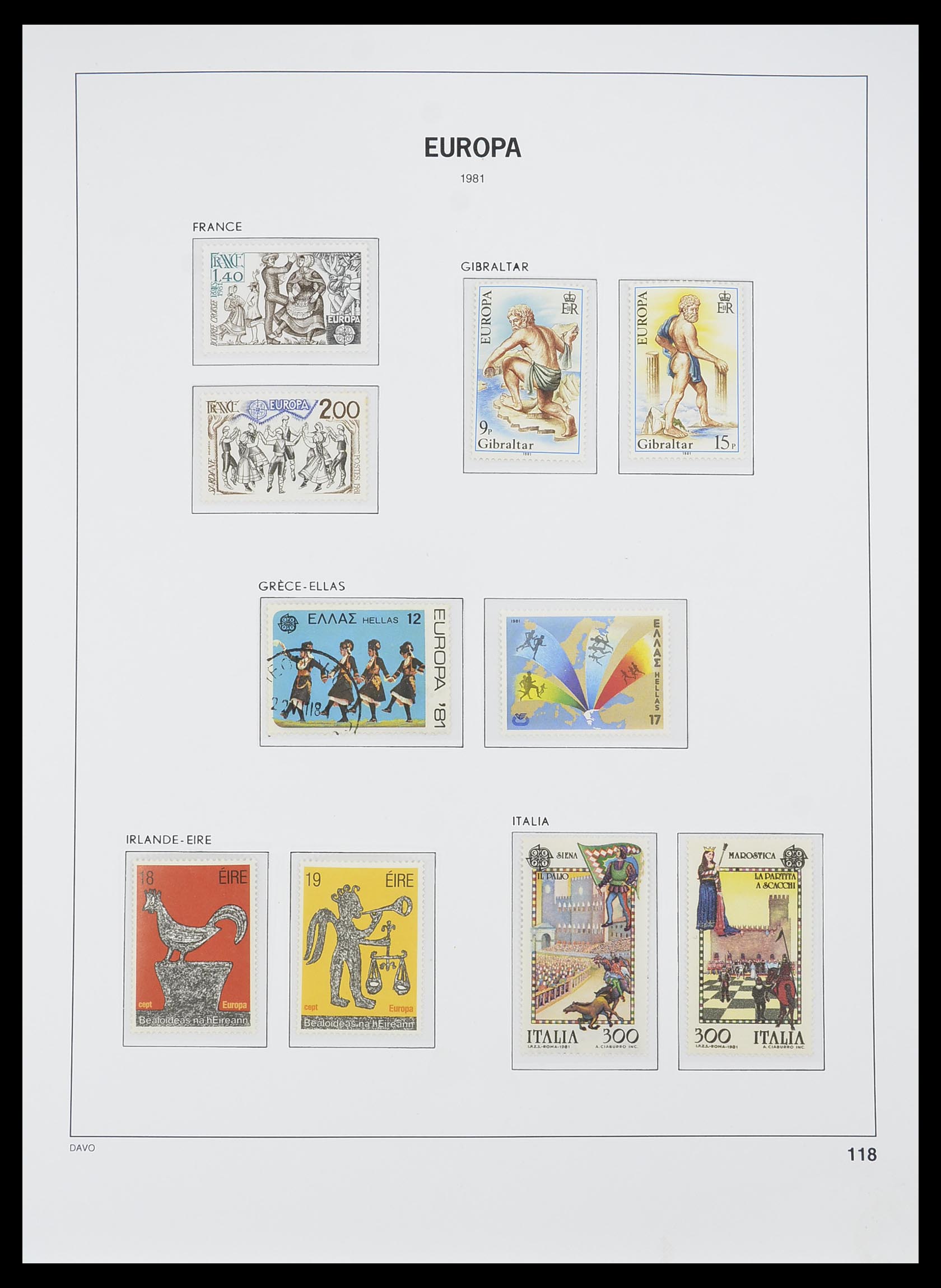 33530 121 - Postzegelverzameling 33530 Europa CEPT 1949-2013.