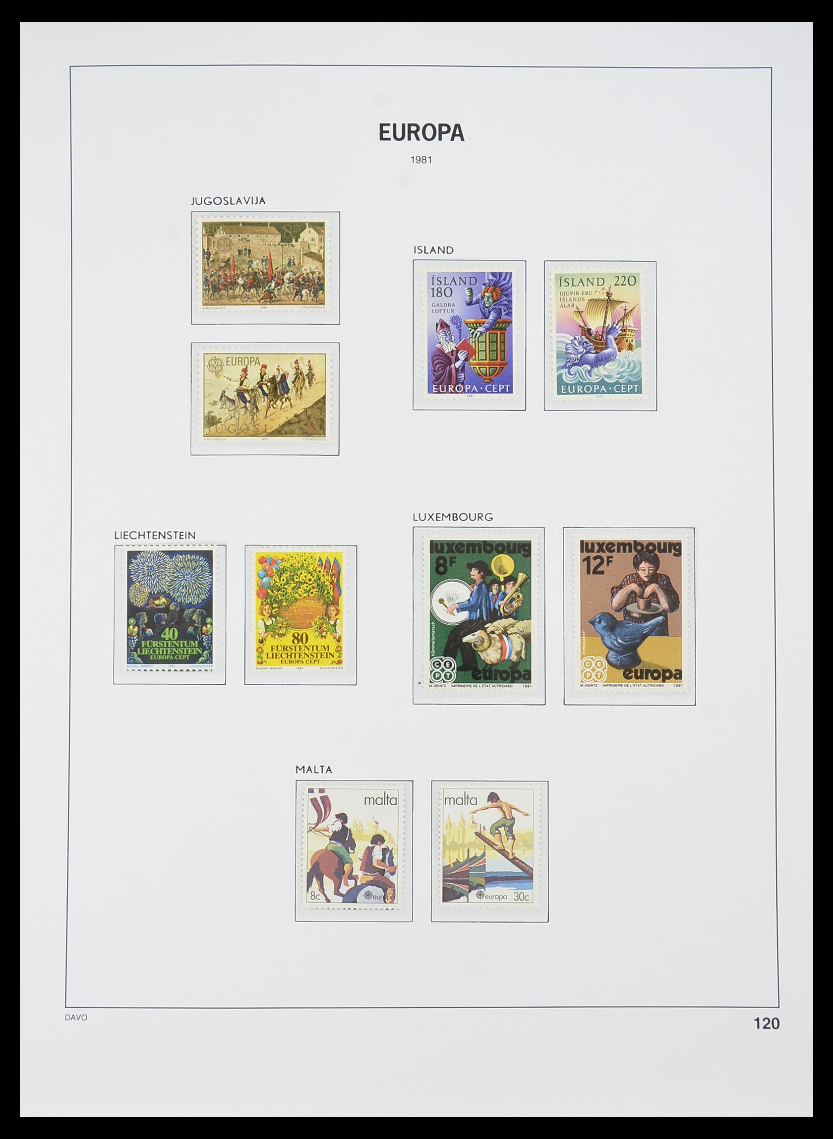 33530 123 - Postzegelverzameling 33530 Europa CEPT 1949-2013.