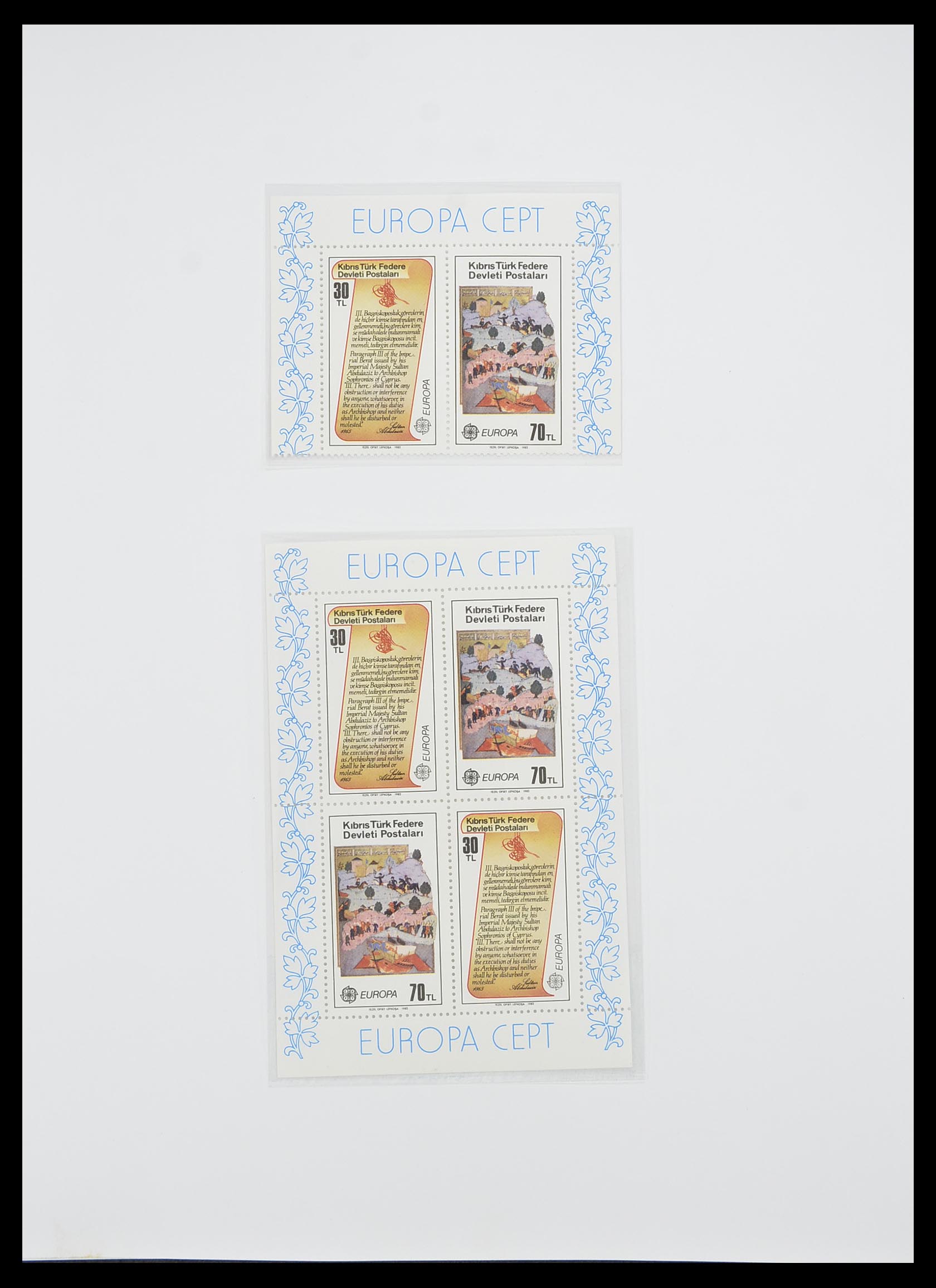 33530 129 - Postzegelverzameling 33530 Europa CEPT 1949-2013.
