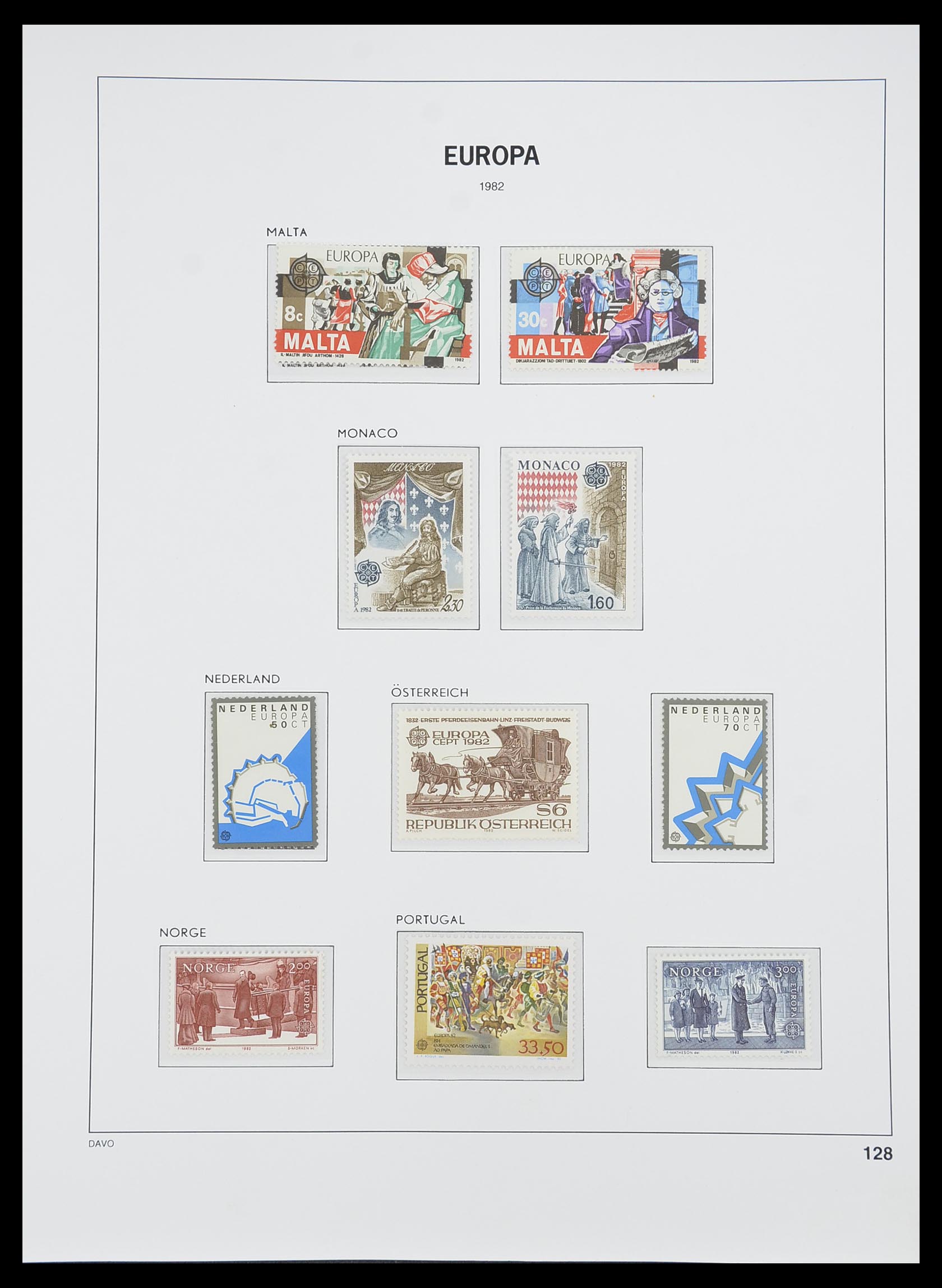 33530 136 - Postzegelverzameling 33530 Europa CEPT 1949-2013.