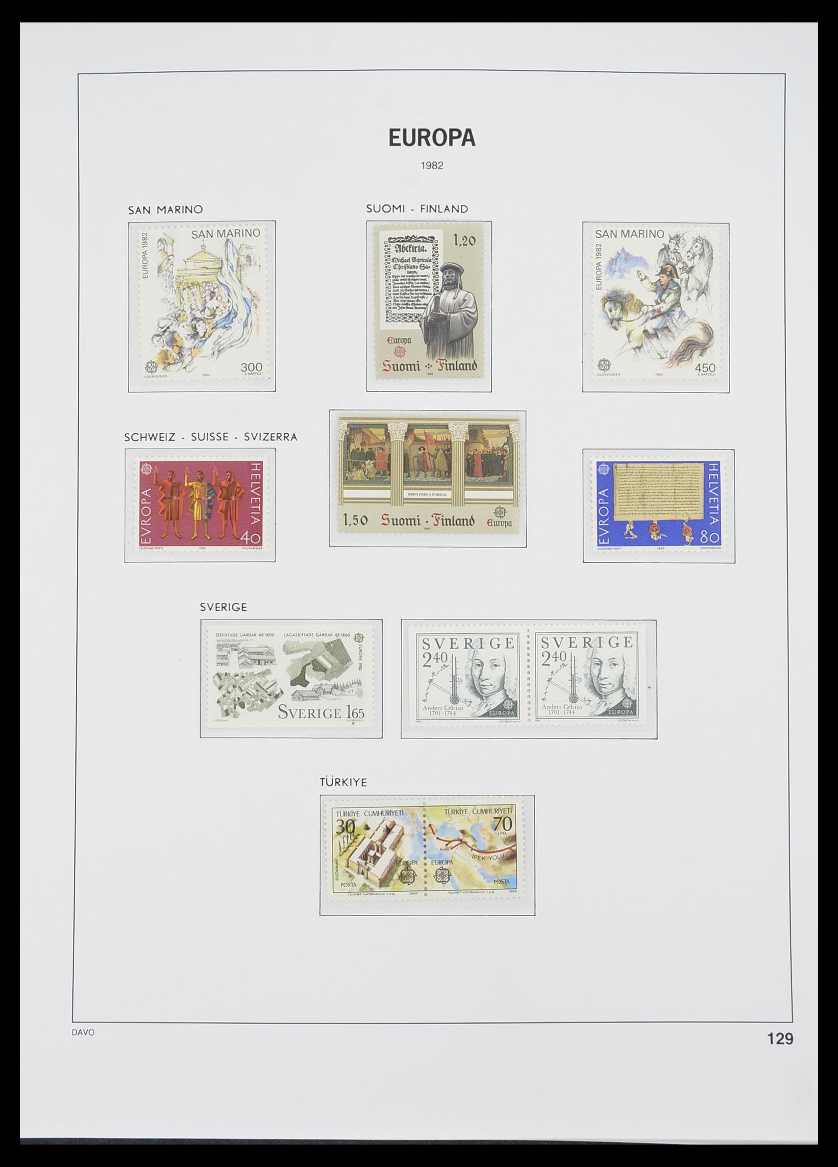 33530 138 - Postzegelverzameling 33530 Europa CEPT 1949-2013.