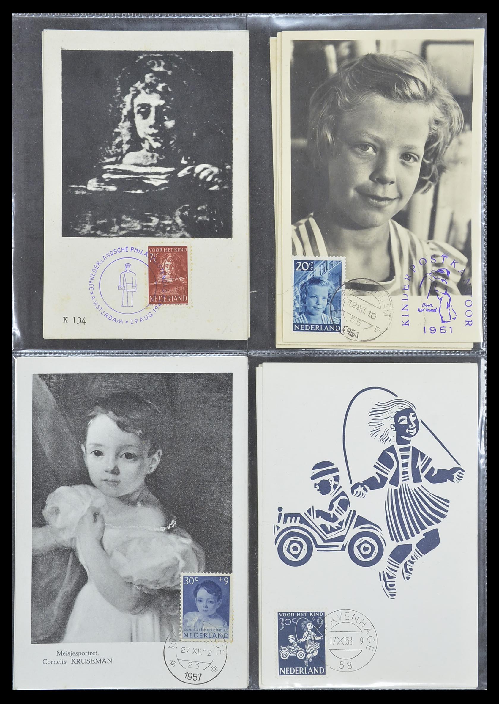 33531 001 - Stamp collection 33531 Netherlands maximum cards 1928(!)-2006.