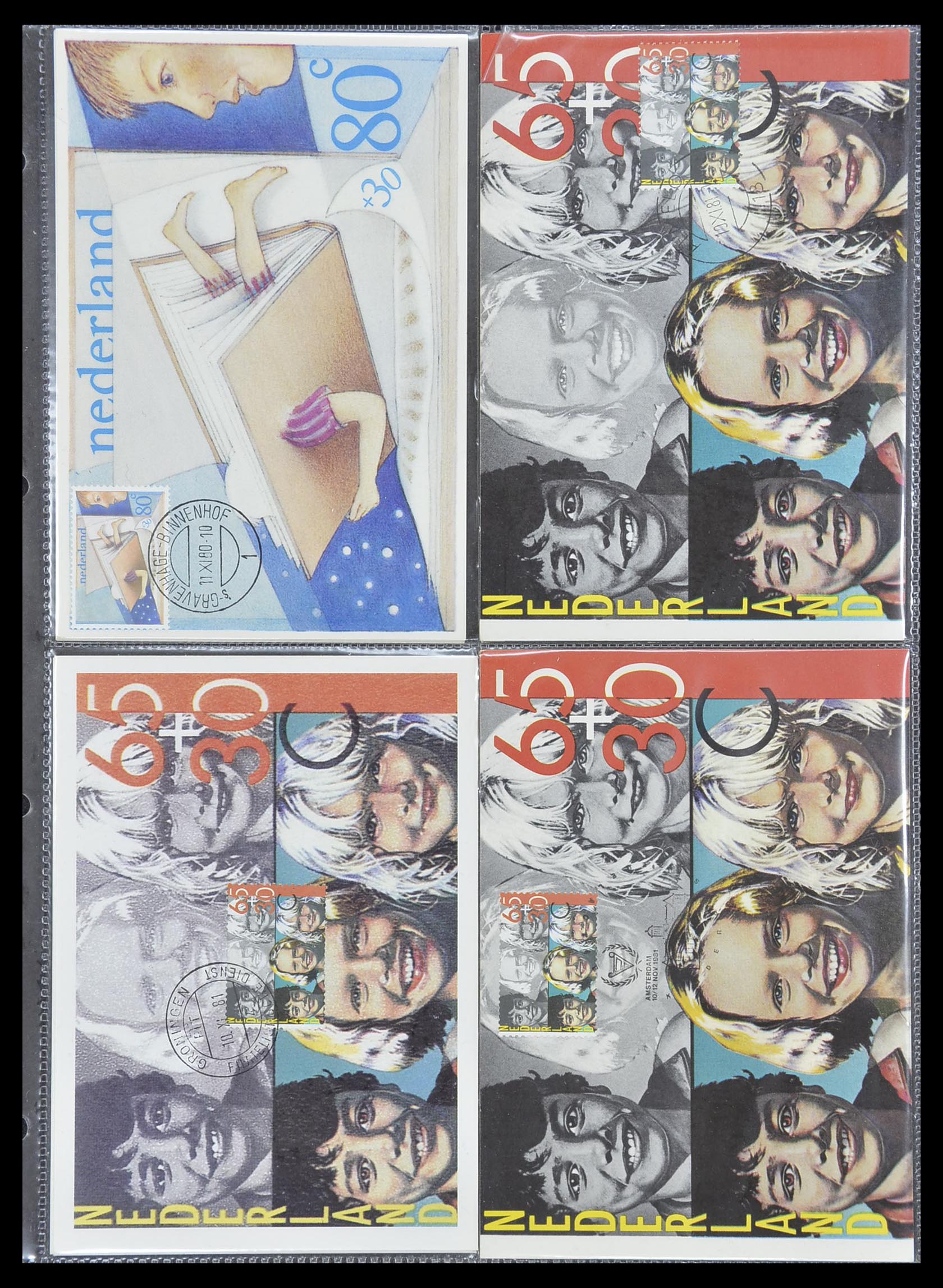 33531 008 - Postzegelverzameling 33531 Nederland maximumkaarten 1928(!)-2006.