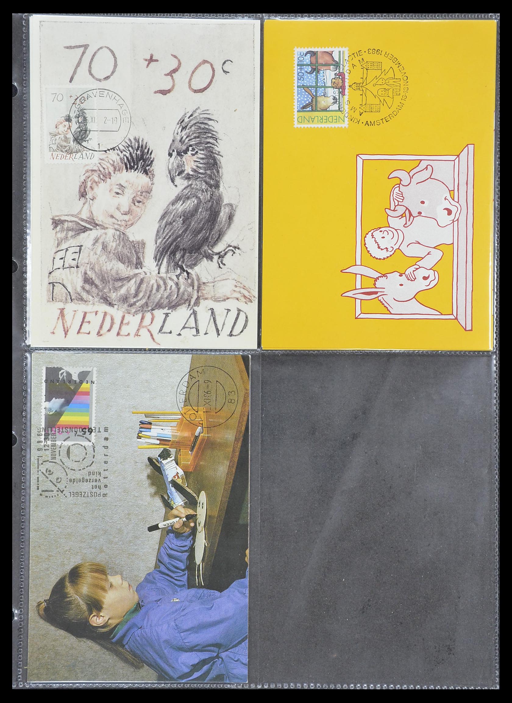 33531 009 - Postzegelverzameling 33531 Nederland maximumkaarten 1928(!)-2006.