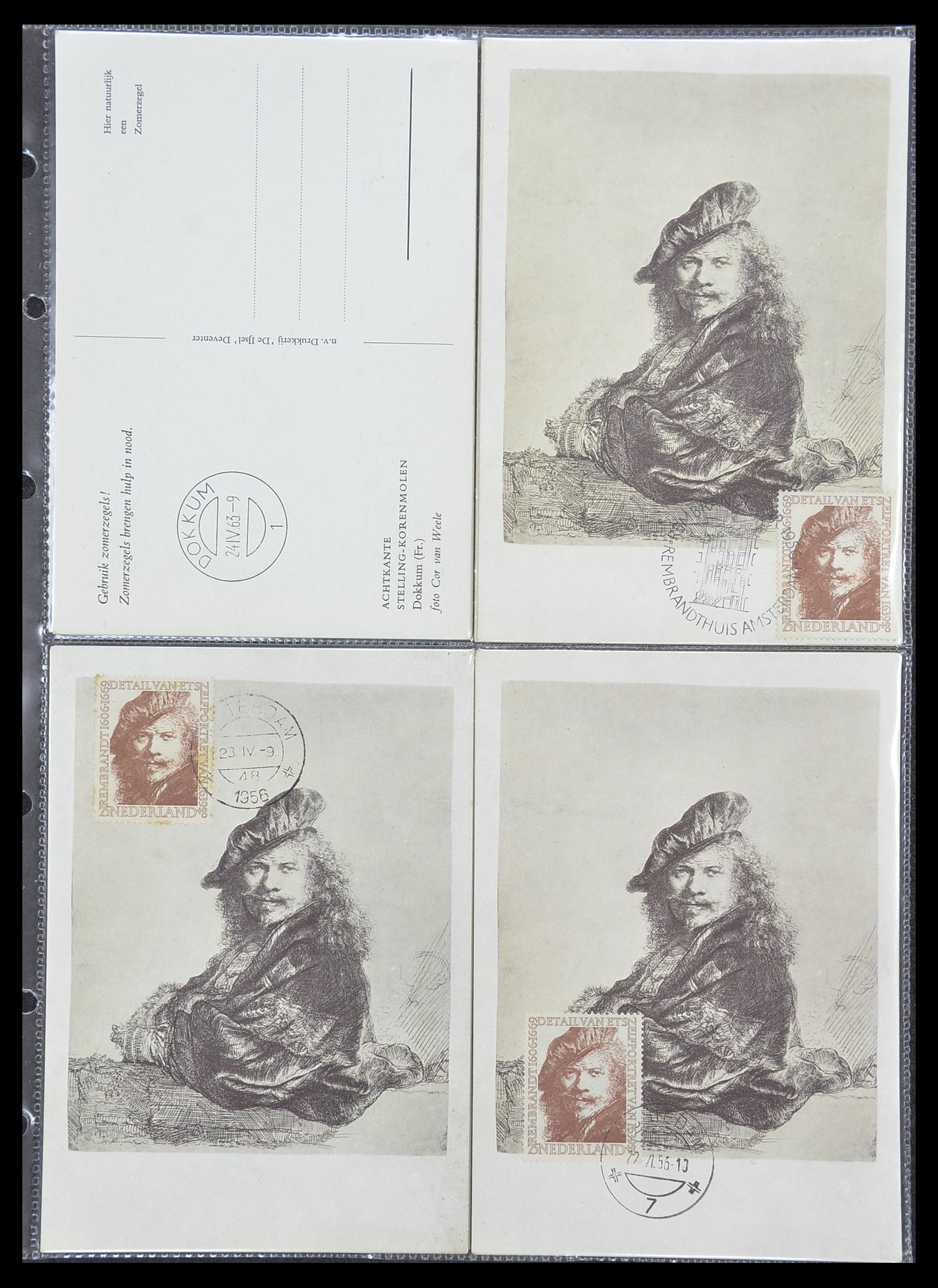 33531 013 - Postzegelverzameling 33531 Nederland maximumkaarten 1928(!)-2006.