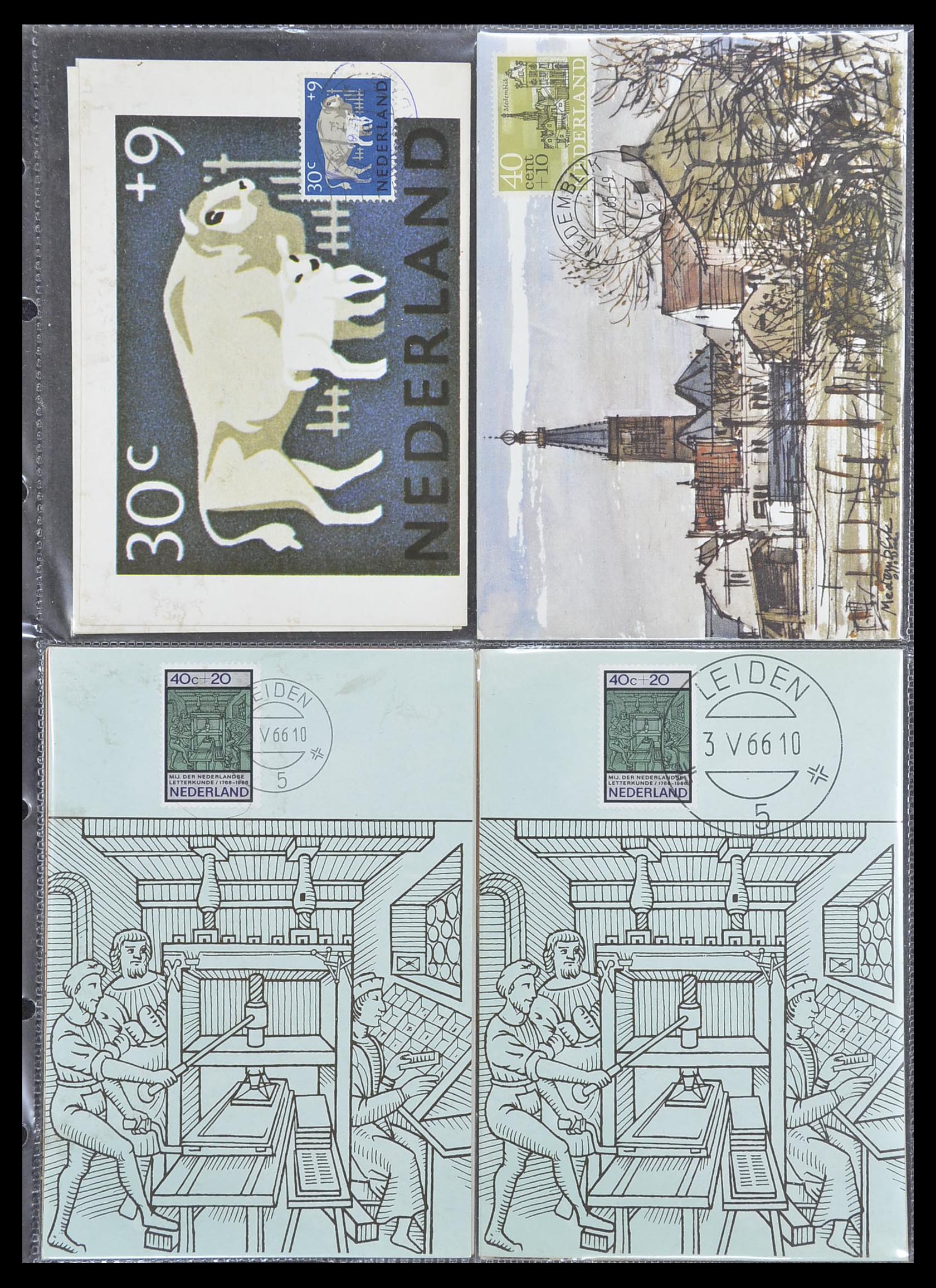 33531 015 - Postzegelverzameling 33531 Nederland maximumkaarten 1928(!)-2006.