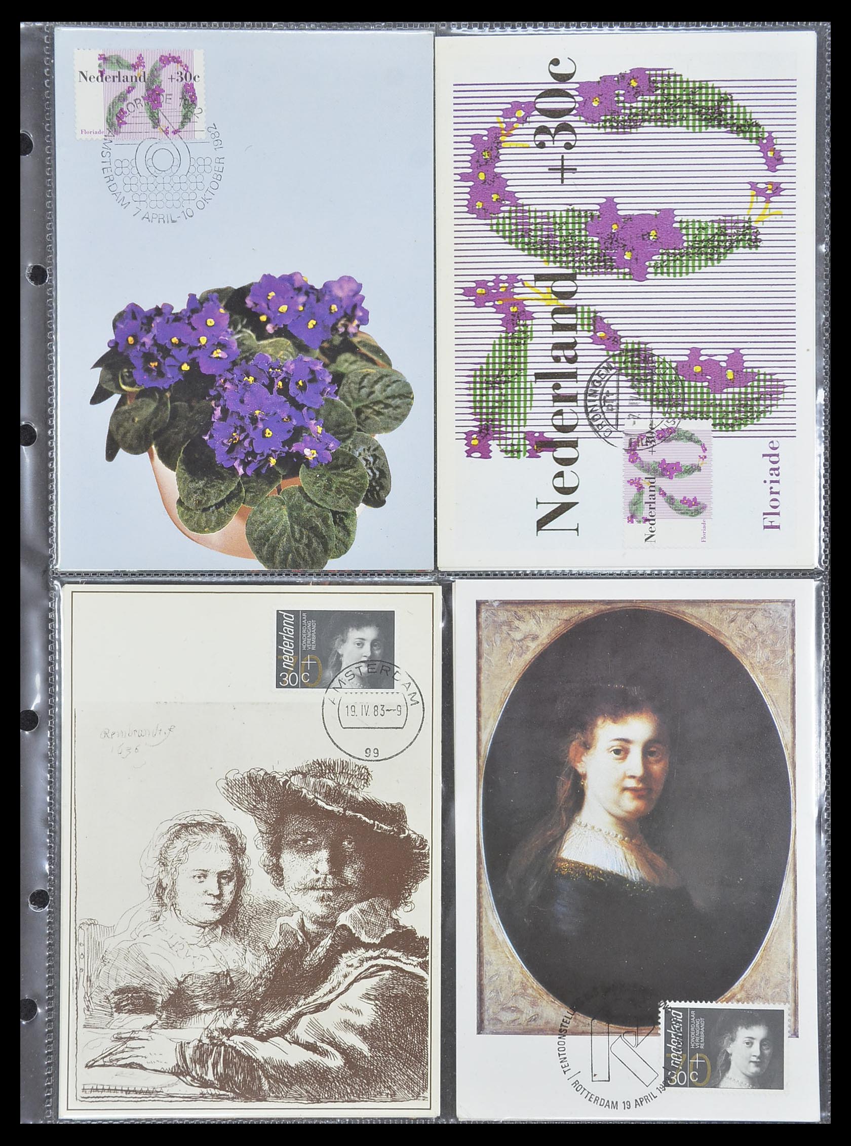 33531 021 - Postzegelverzameling 33531 Nederland maximumkaarten 1928(!)-2006.