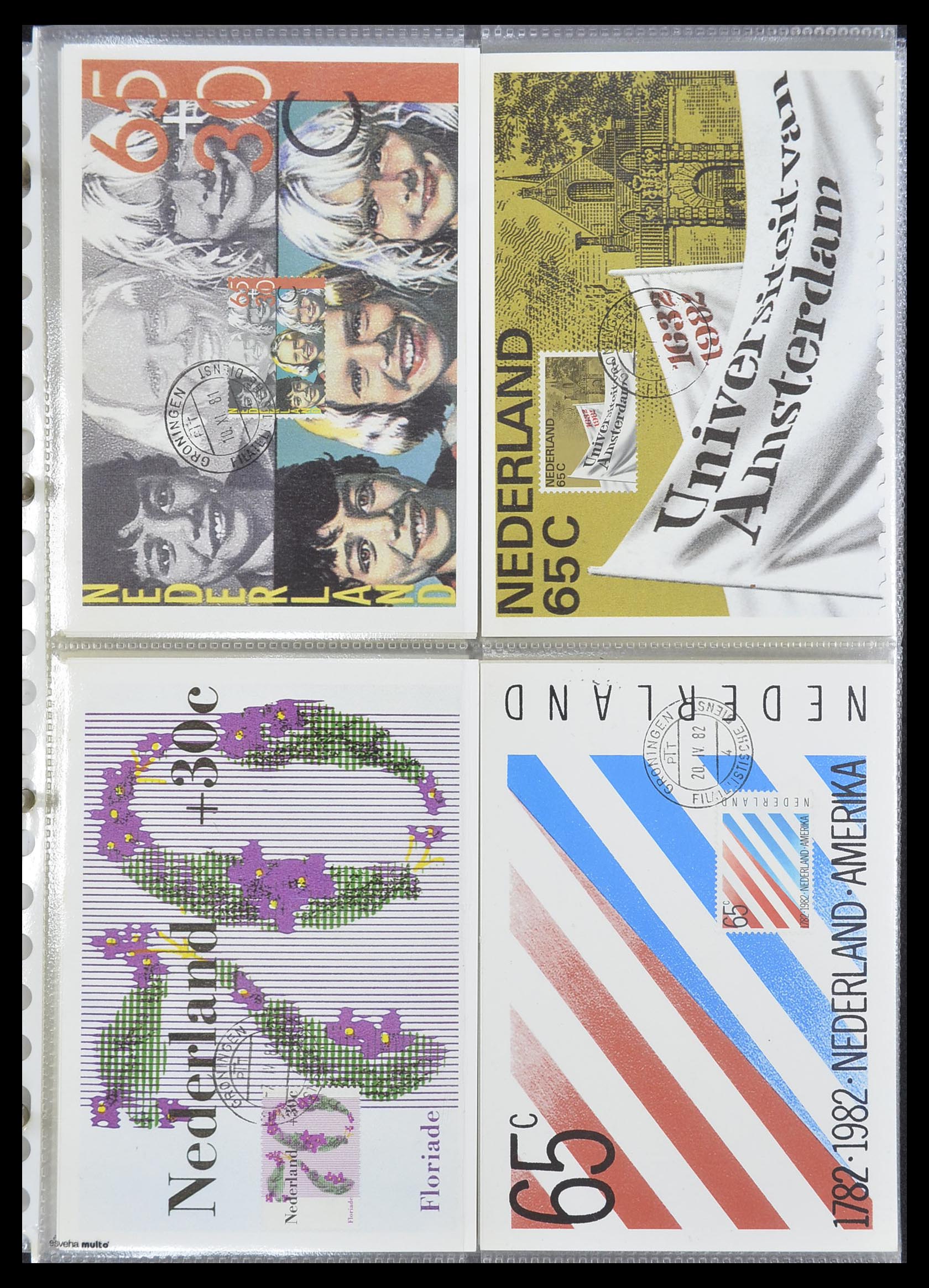 33531 026 - Postzegelverzameling 33531 Nederland maximumkaarten 1928(!)-2006.