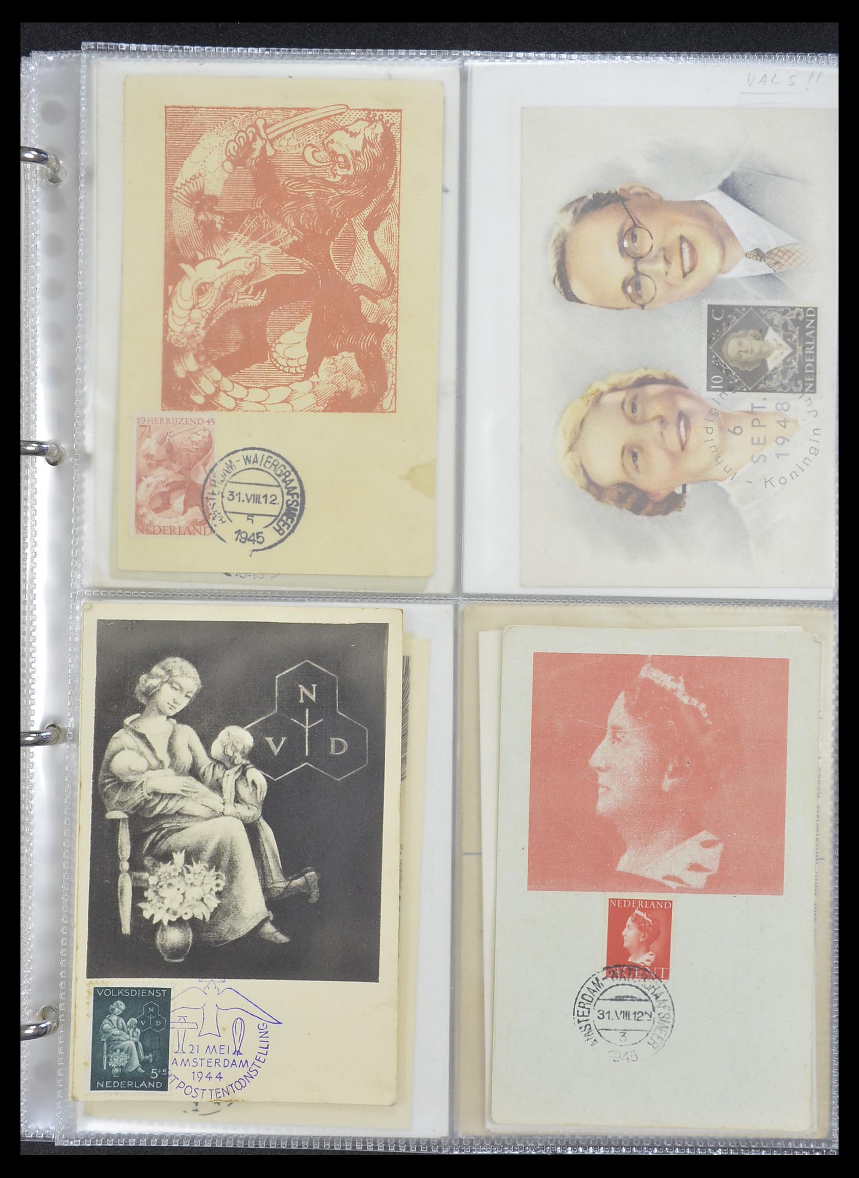 33531 029 - Postzegelverzameling 33531 Nederland maximumkaarten 1928(!)-2006.