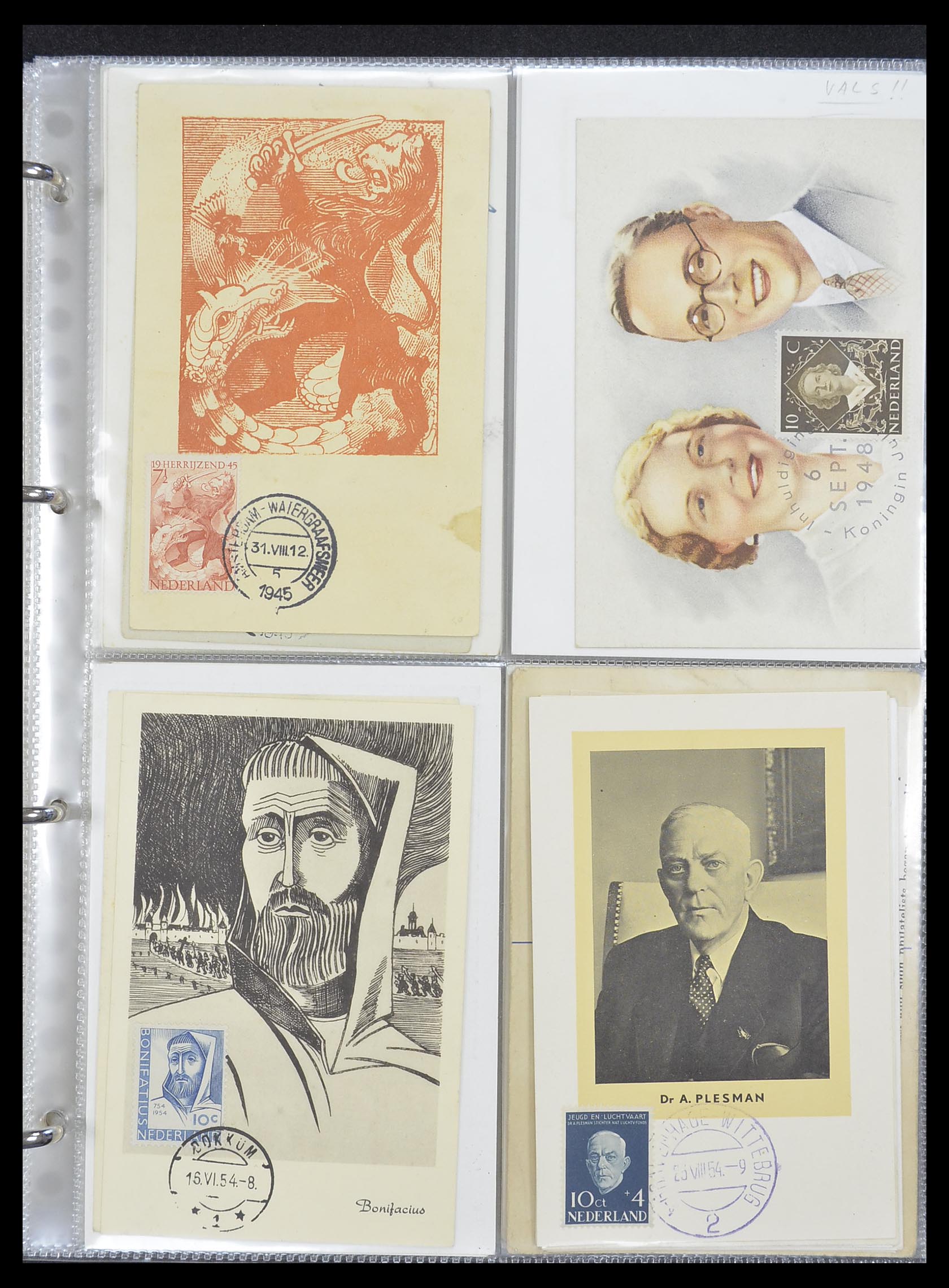 33531 030 - Postzegelverzameling 33531 Nederland maximumkaarten 1928(!)-2006.