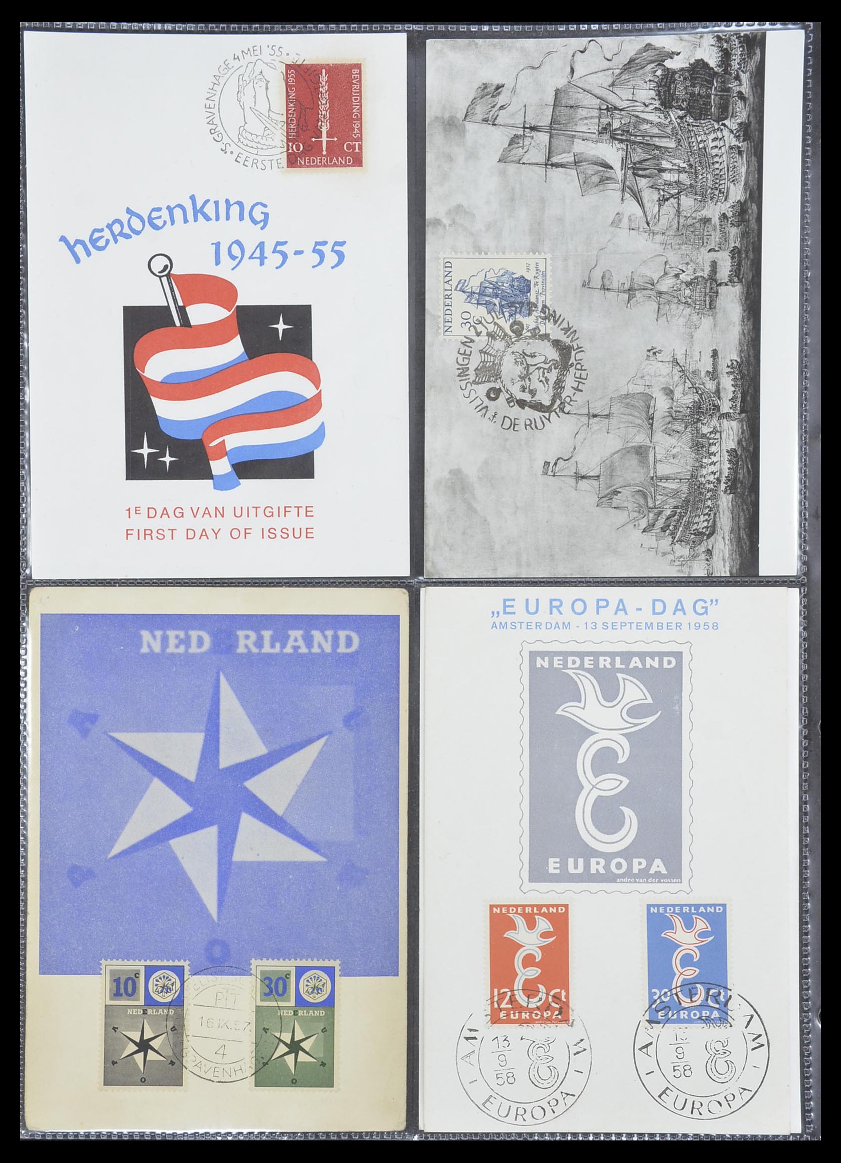 33531 031 - Postzegelverzameling 33531 Nederland maximumkaarten 1928(!)-2006.