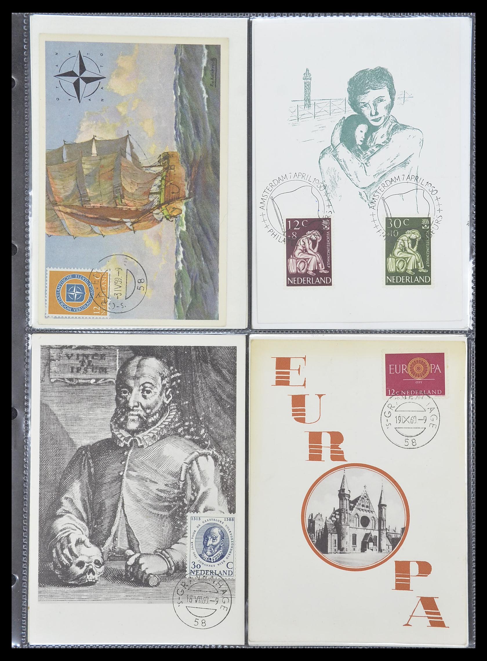 33531 032 - Postzegelverzameling 33531 Nederland maximumkaarten 1928(!)-2006.
