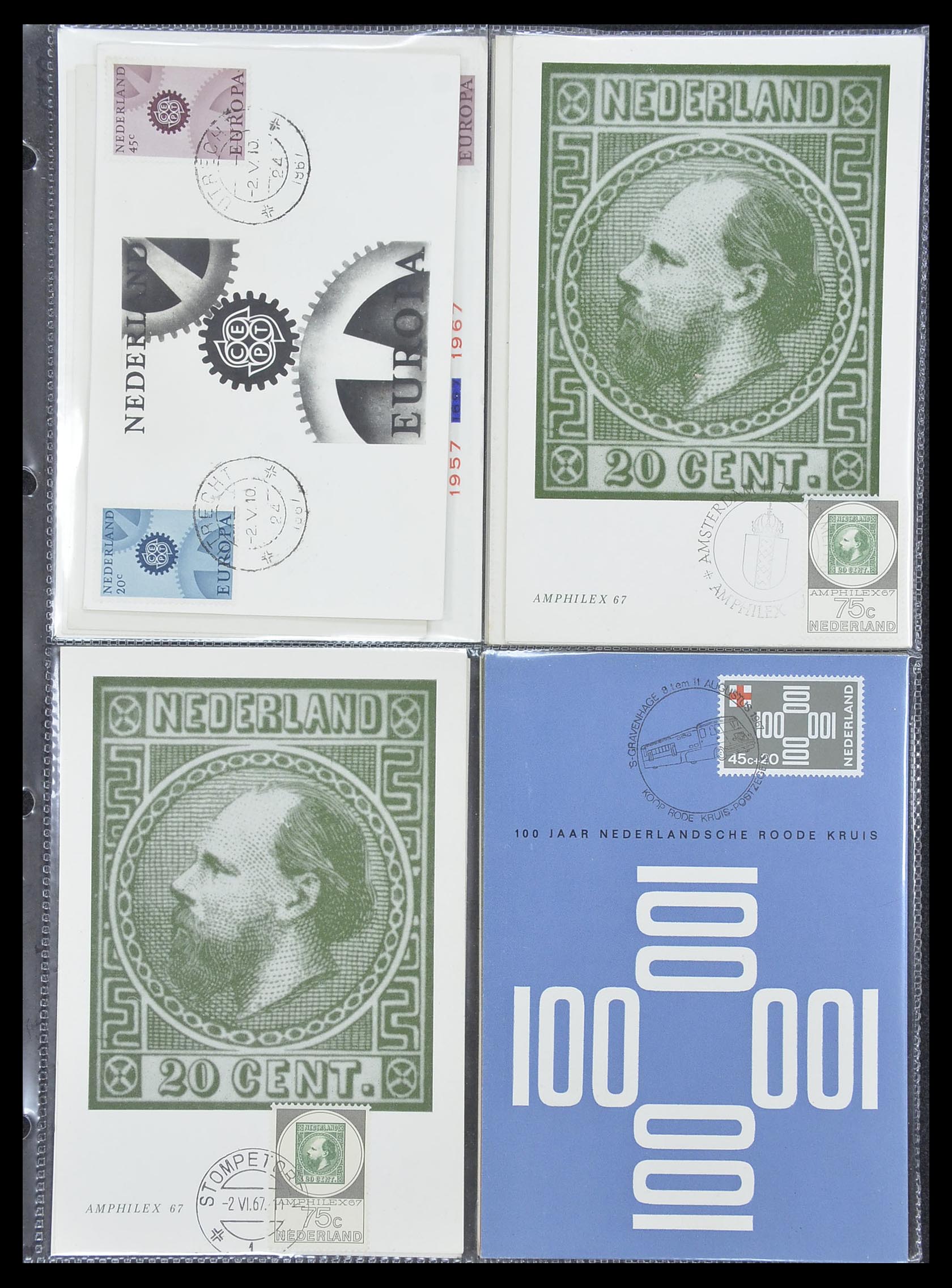 33531 036 - Postzegelverzameling 33531 Nederland maximumkaarten 1928(!)-2006.