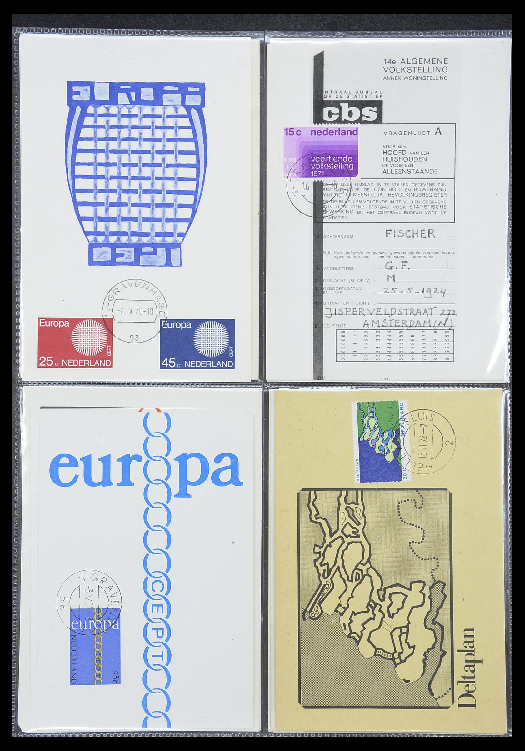 33531 040 - Postzegelverzameling 33531 Nederland maximumkaarten 1928(!)-2006.