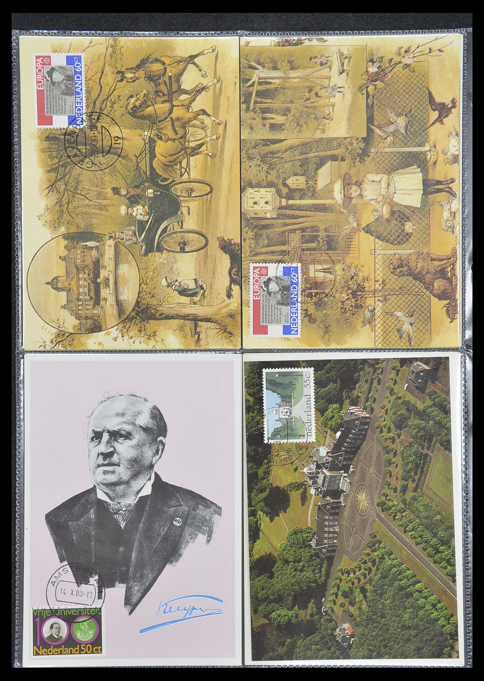 33531 053 - Postzegelverzameling 33531 Nederland maximumkaarten 1928(!)-2006.