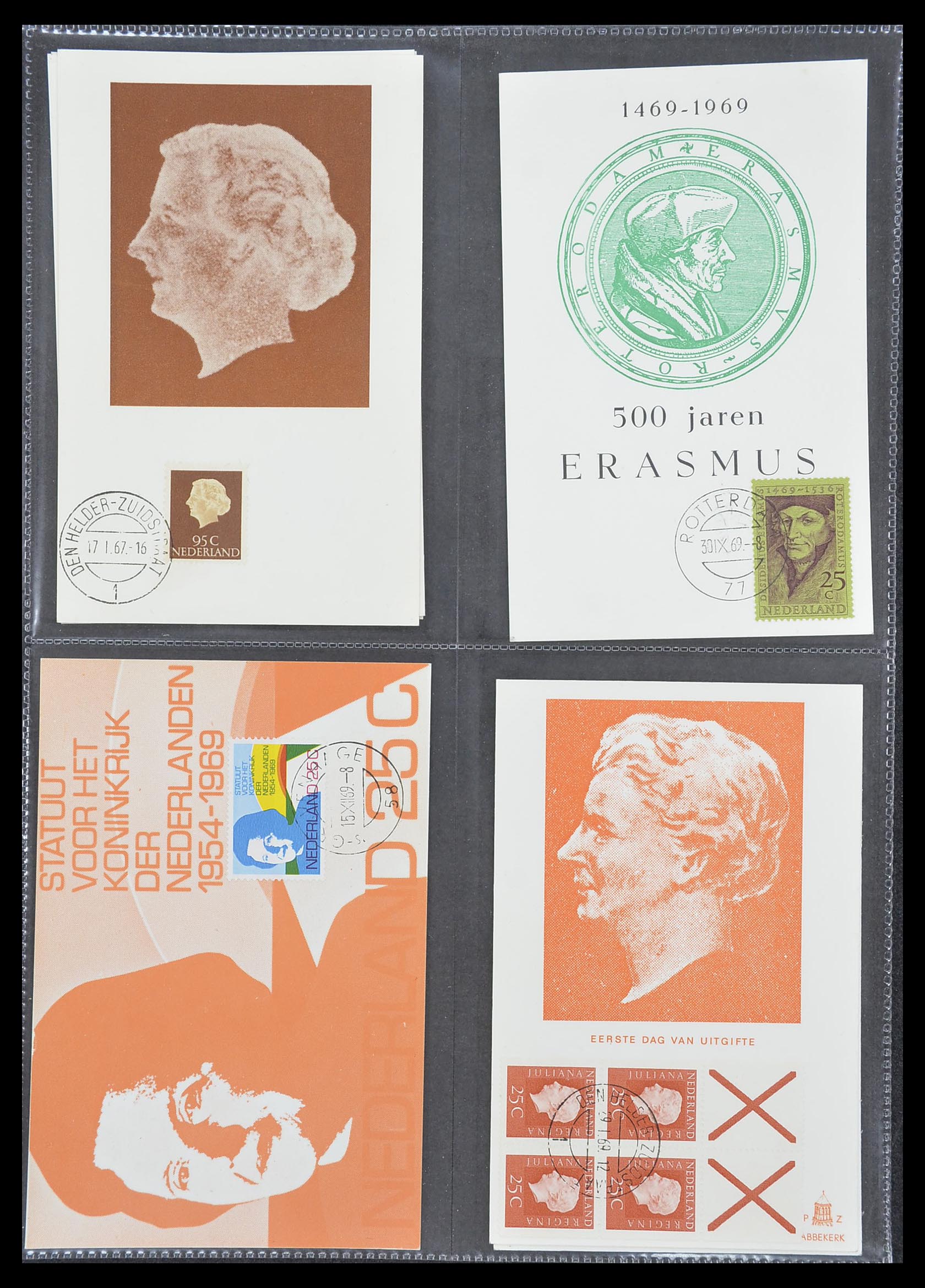 33531 060 - Postzegelverzameling 33531 Nederland maximumkaarten 1928(!)-2006.