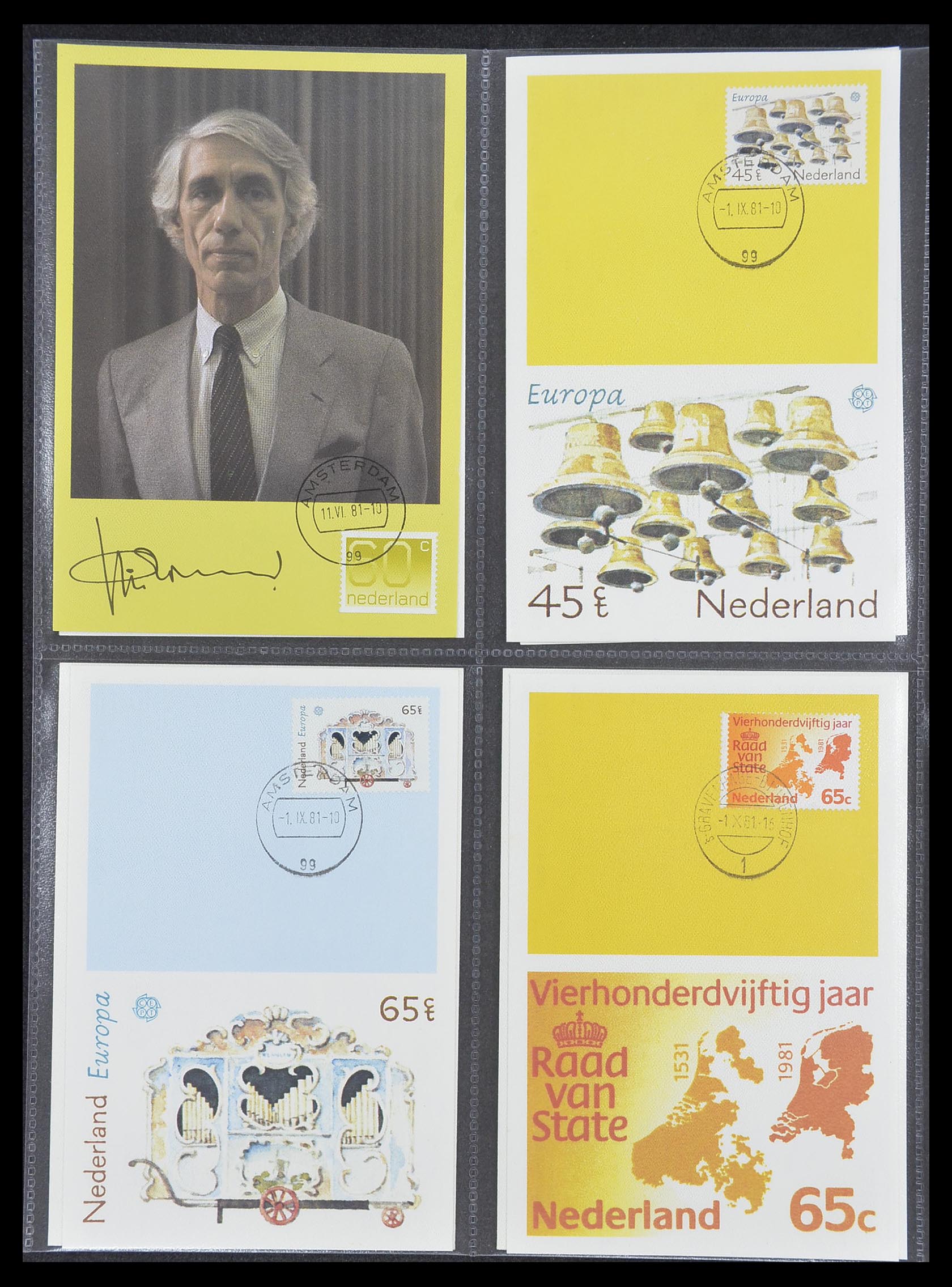 33531 072 - Stamp collection 33531 Netherlands maximum cards 1928(!)-2006.