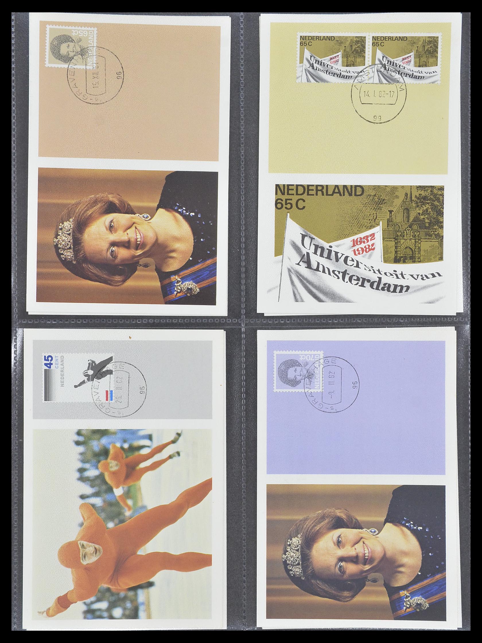 33531 075 - Postzegelverzameling 33531 Nederland maximumkaarten 1928(!)-2006.