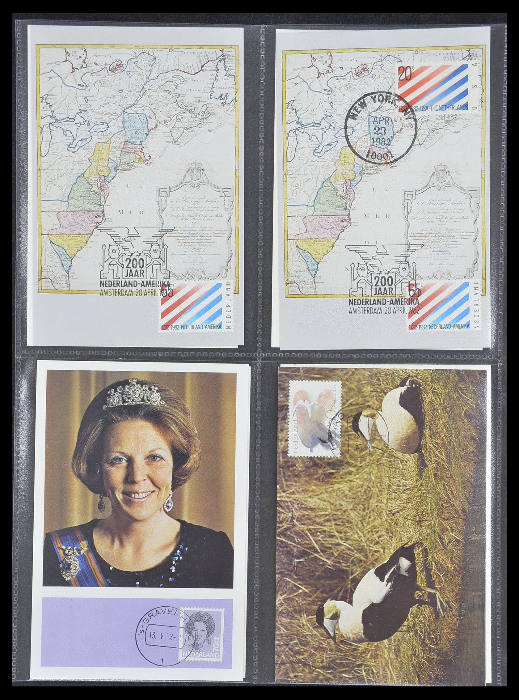 33531 078 - Postzegelverzameling 33531 Nederland maximumkaarten 1928(!)-2006.