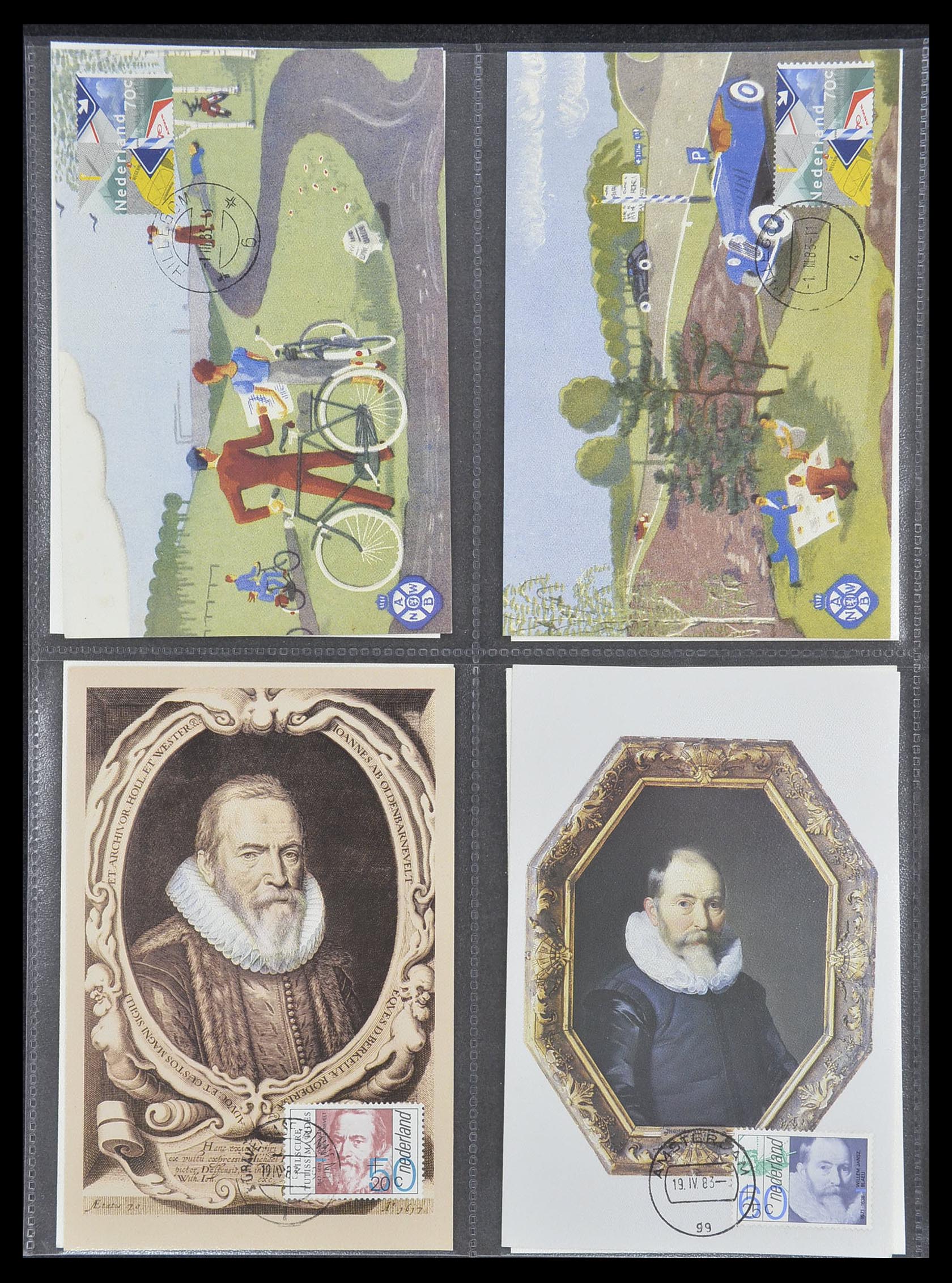33531 084 - Postzegelverzameling 33531 Nederland maximumkaarten 1928(!)-2006.