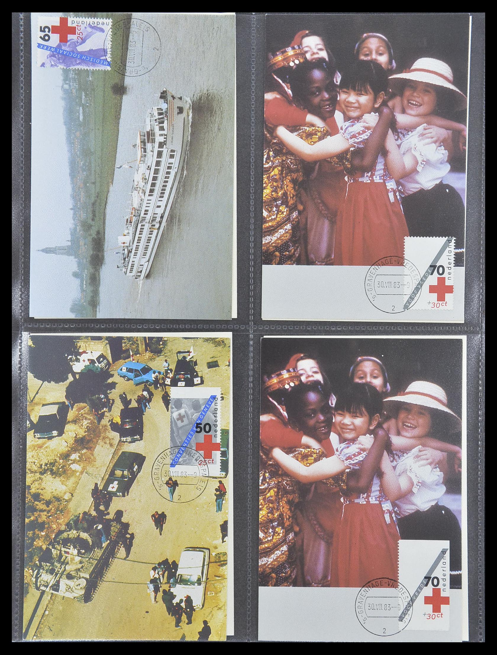 33531 087 - Postzegelverzameling 33531 Nederland maximumkaarten 1928(!)-2006.