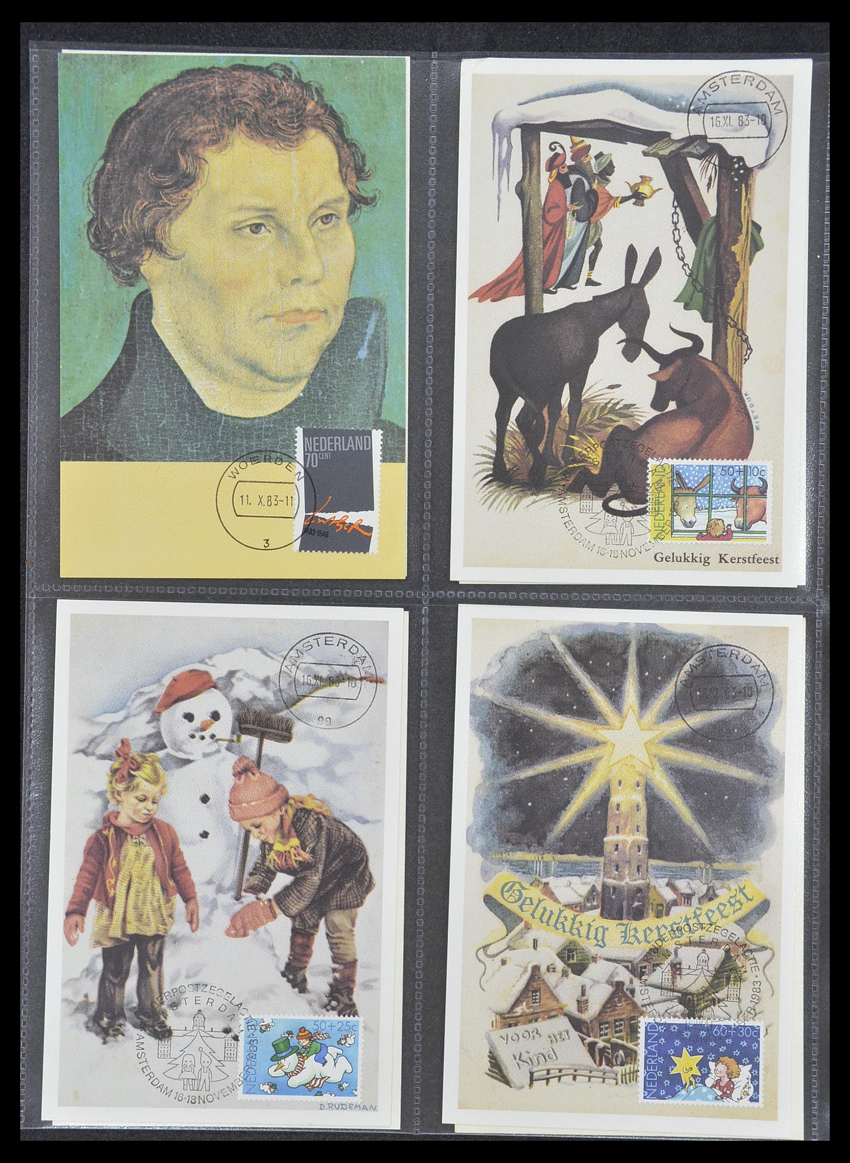 33531 088 - Postzegelverzameling 33531 Nederland maximumkaarten 1928(!)-2006.