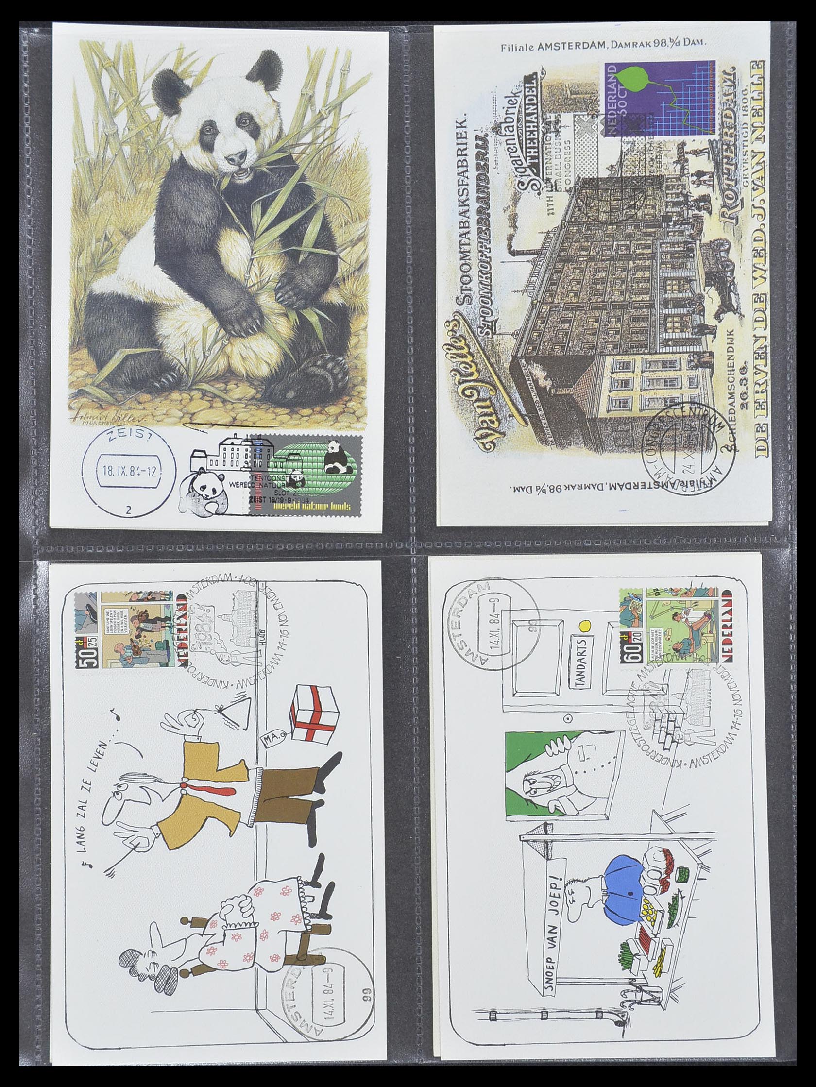 33531 093 - Postzegelverzameling 33531 Nederland maximumkaarten 1928(!)-2006.