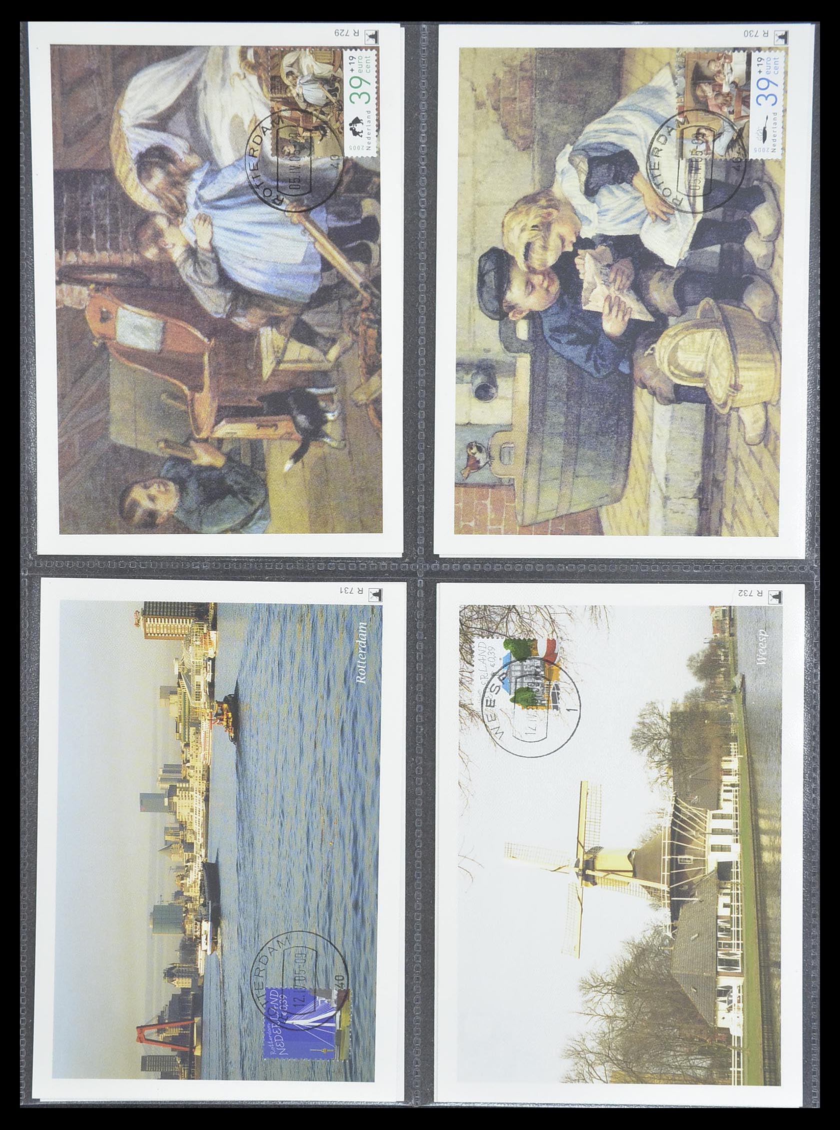 33531 633 - Postzegelverzameling 33531 Nederland maximumkaarten 1928(!)-2006.