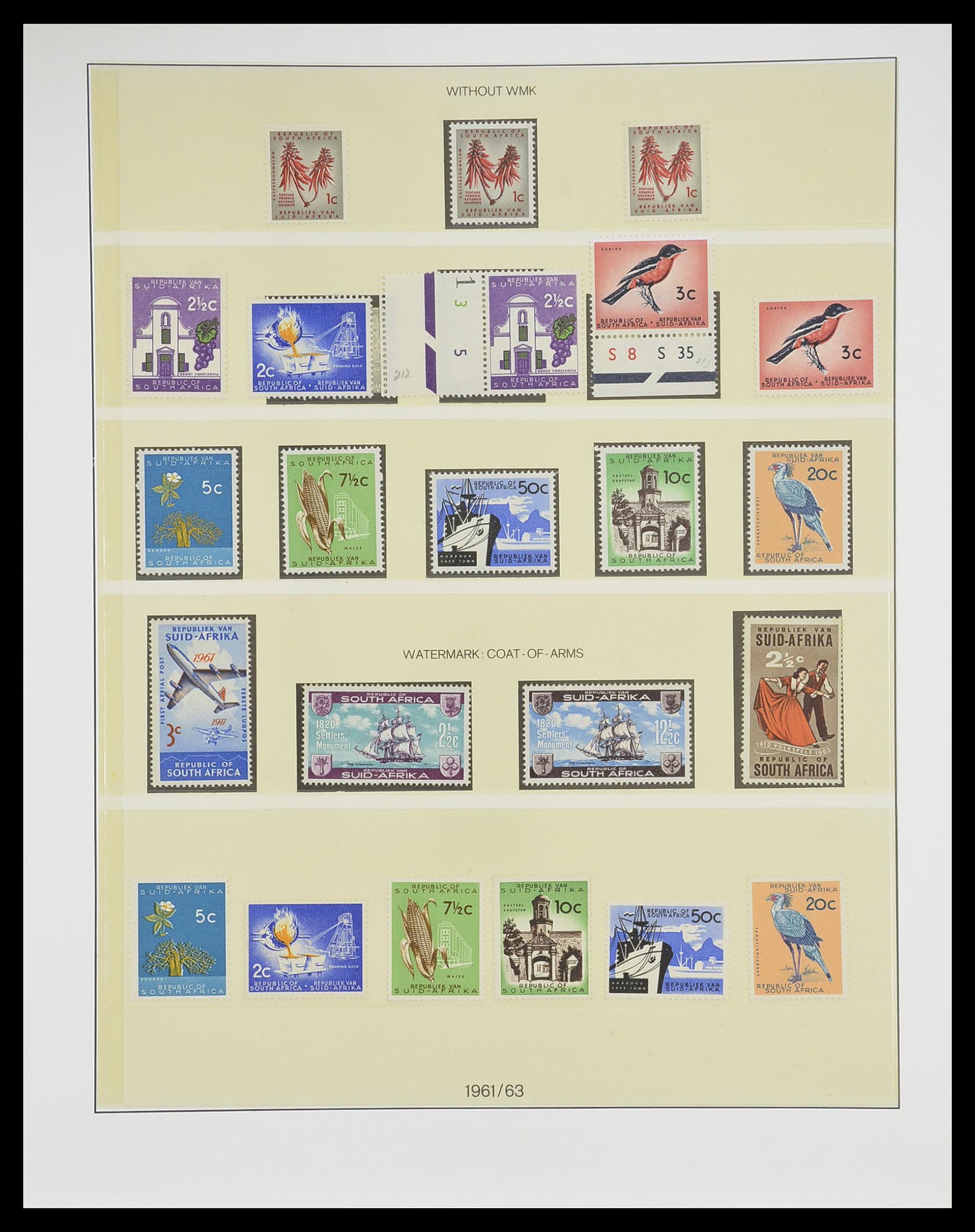 33533 005 - Postzegelverzameling 33533 Zuid Afrika 1961-2013.