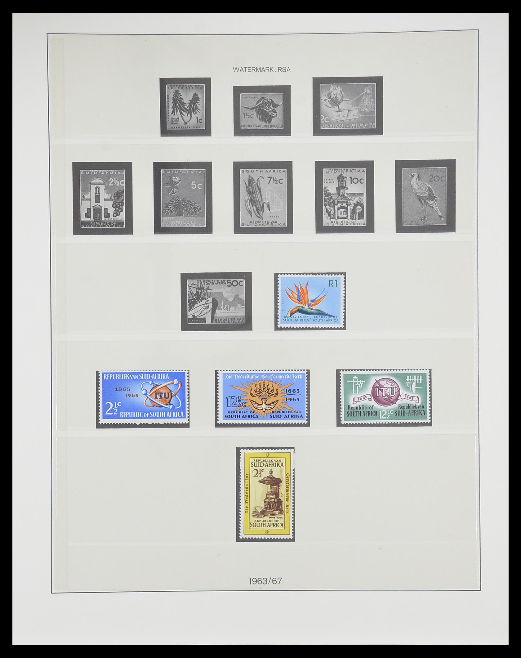 33533 007 - Postzegelverzameling 33533 Zuid Afrika 1961-2013.