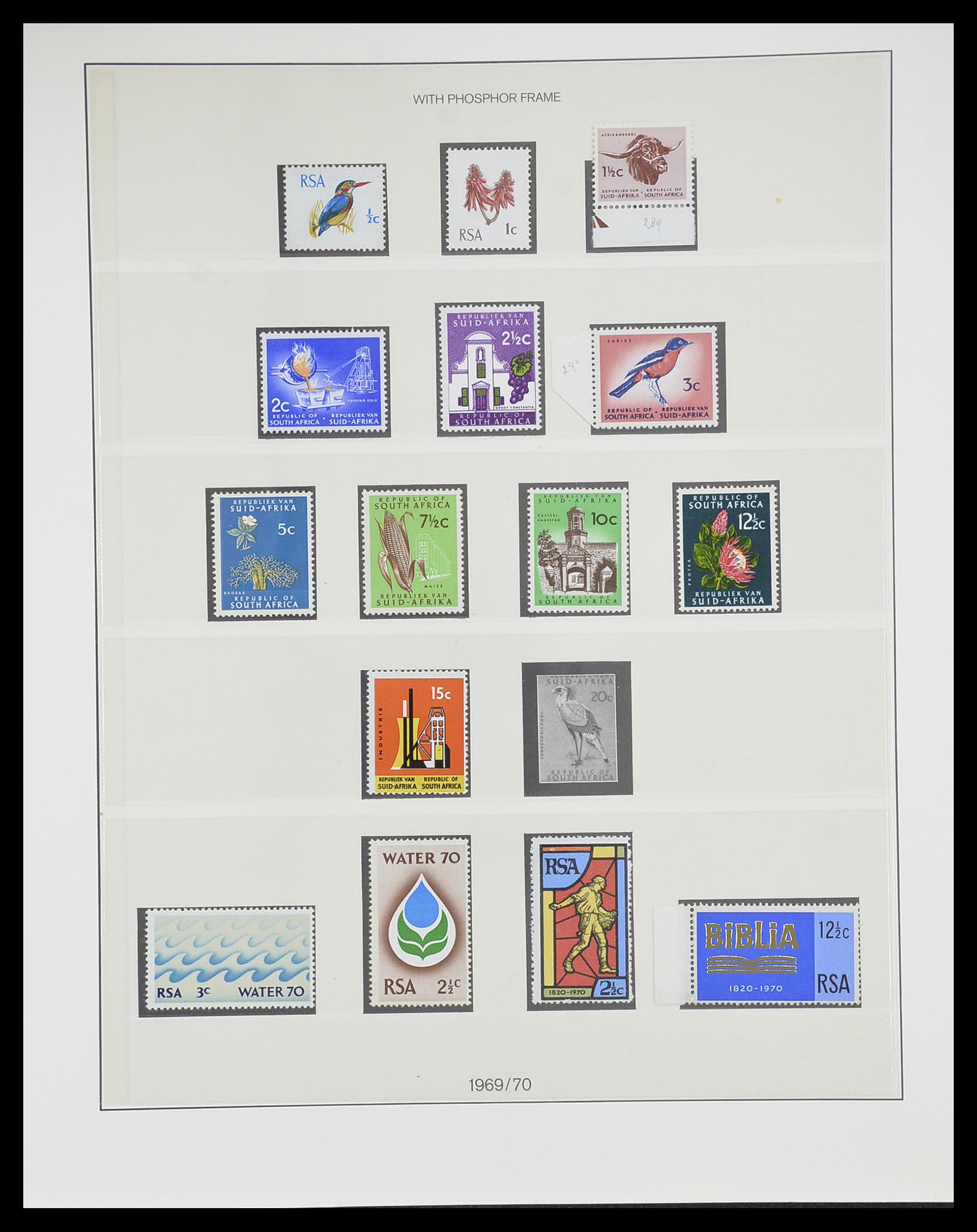 33533 011 - Postzegelverzameling 33533 Zuid Afrika 1961-2013.