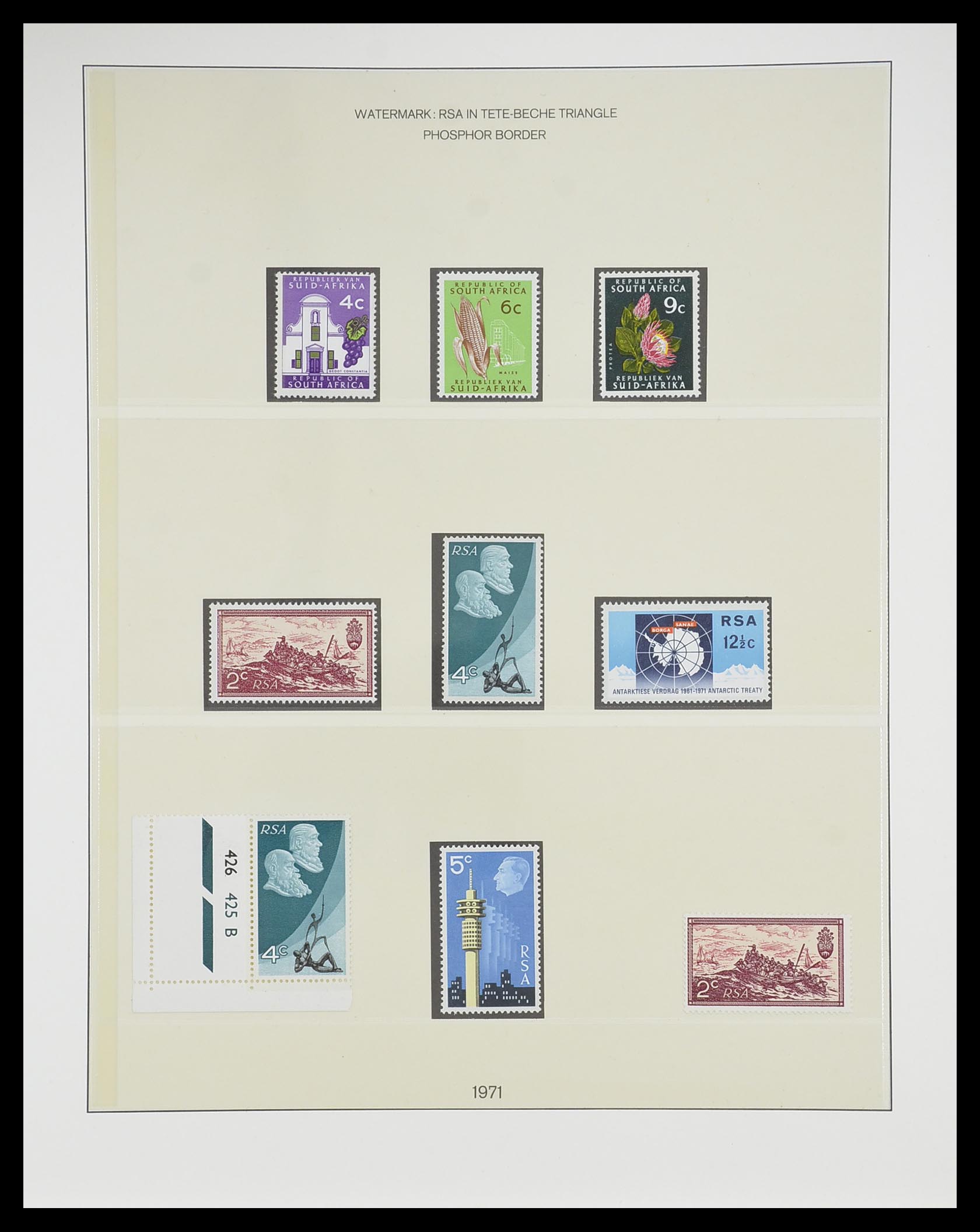 33533 012 - Postzegelverzameling 33533 Zuid Afrika 1961-2013.
