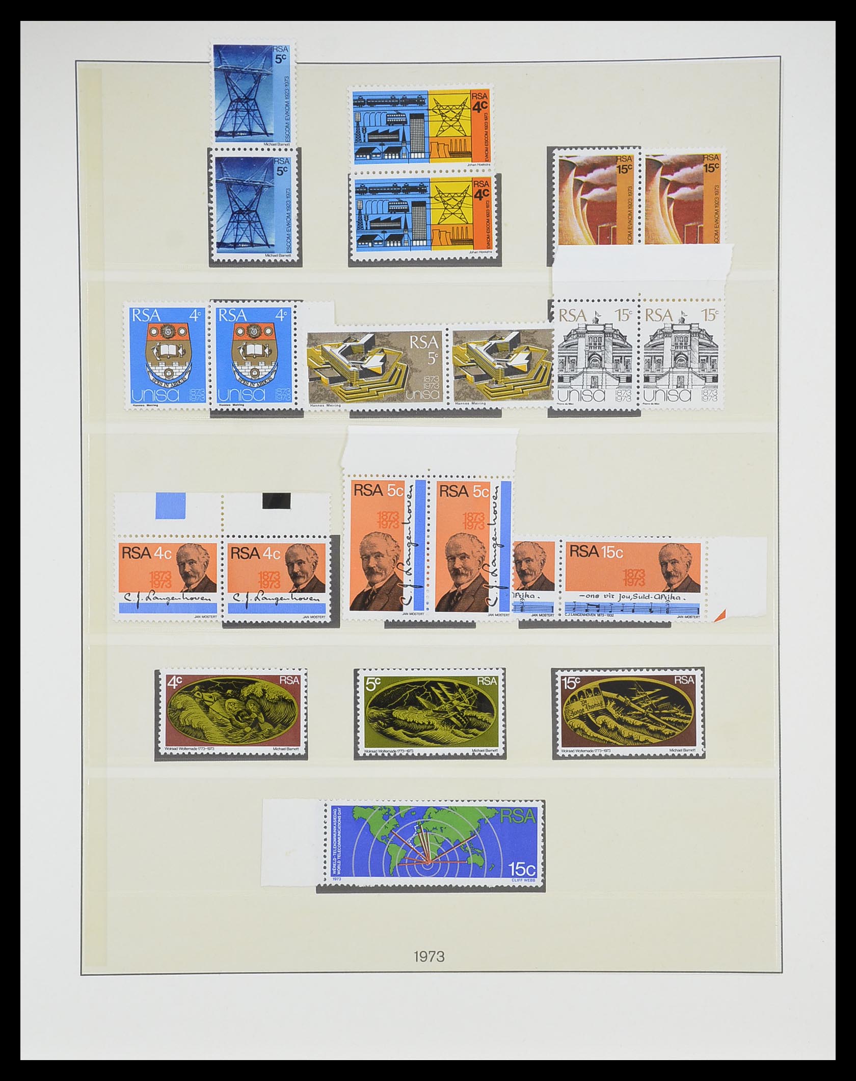 33533 014 - Postzegelverzameling 33533 Zuid Afrika 1961-2013.