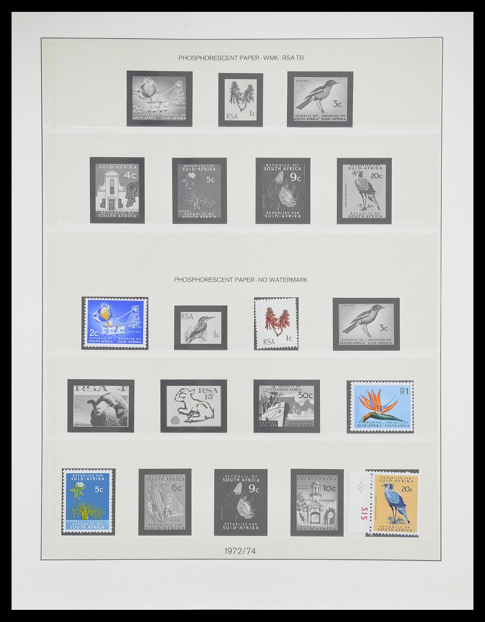 33533 015 - Postzegelverzameling 33533 Zuid Afrika 1961-2013.