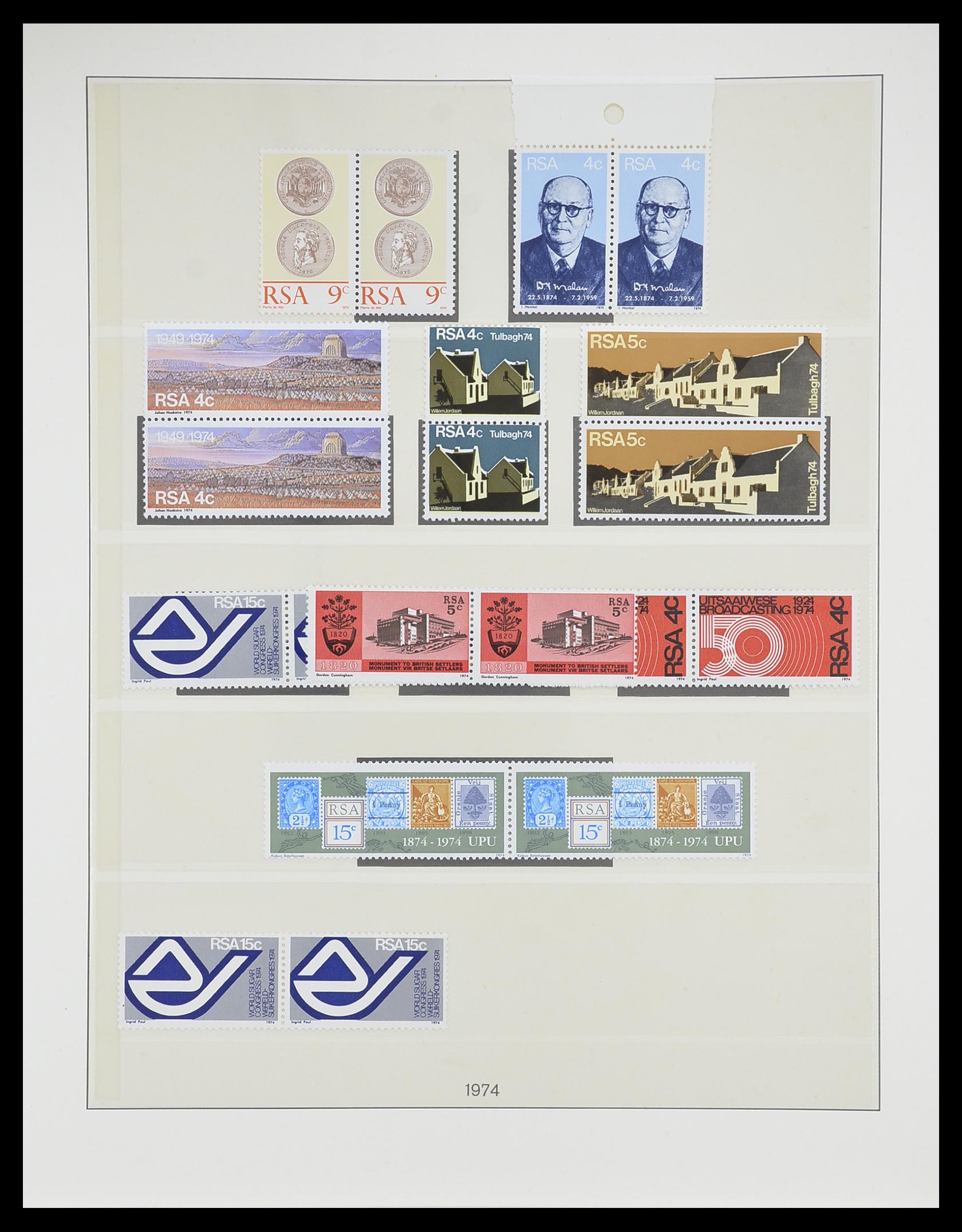 33533 016 - Postzegelverzameling 33533 Zuid Afrika 1961-2013.