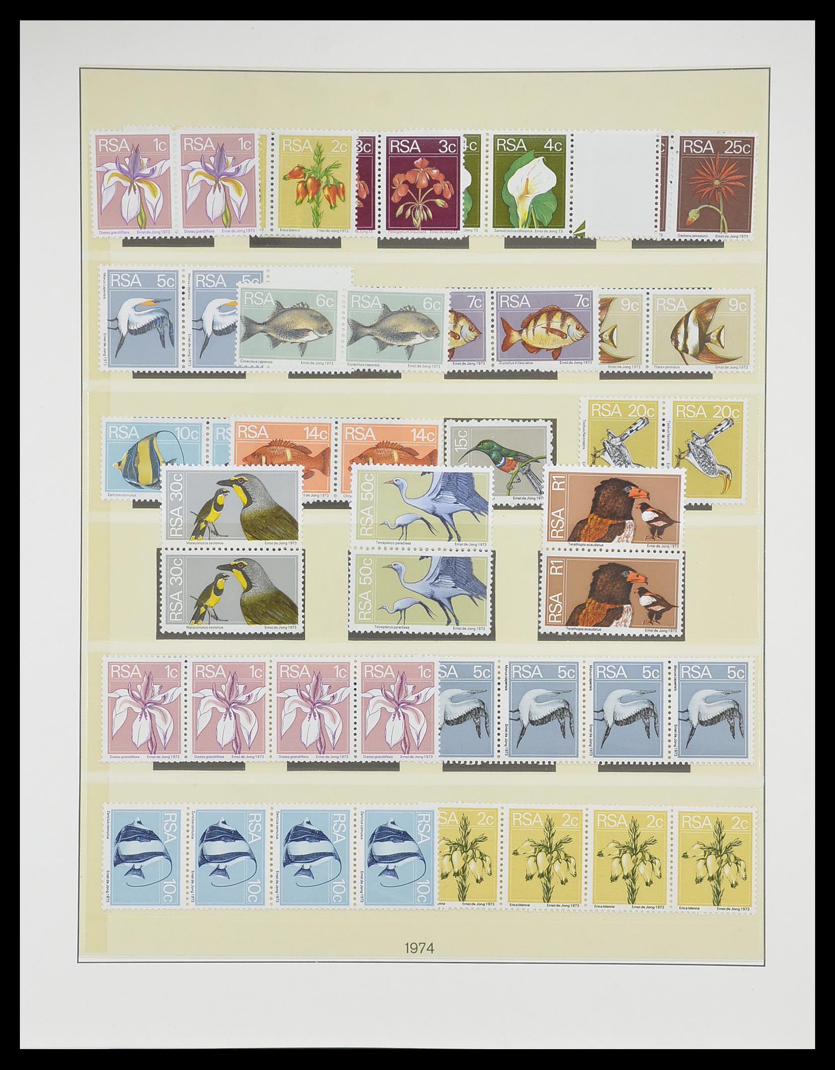 33533 017 - Postzegelverzameling 33533 Zuid Afrika 1961-2013.