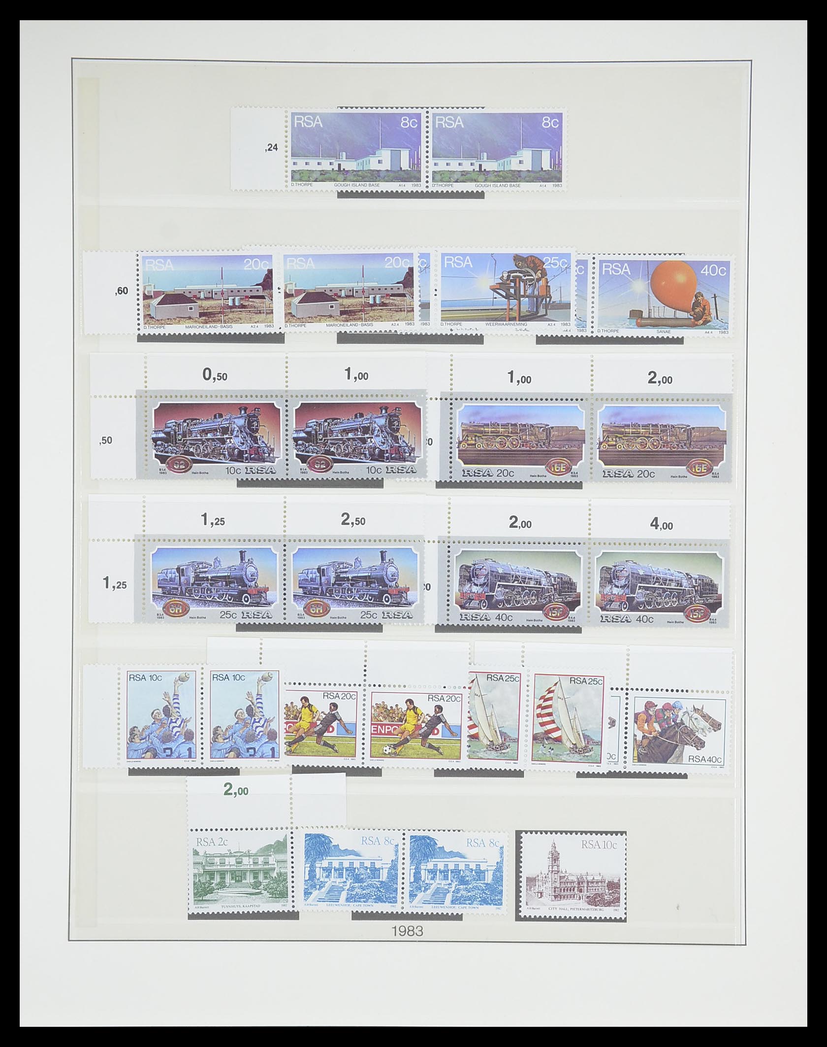 33533 038 - Postzegelverzameling 33533 Zuid Afrika 1961-2013.