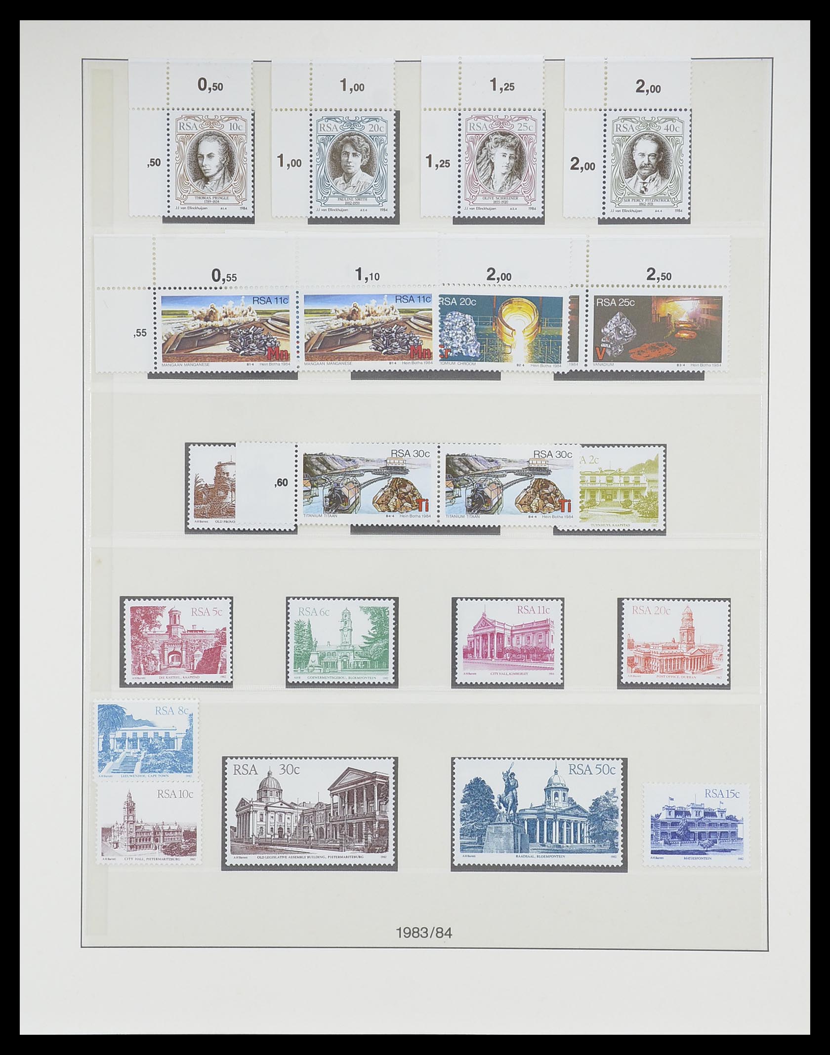 33533 040 - Postzegelverzameling 33533 Zuid Afrika 1961-2013.