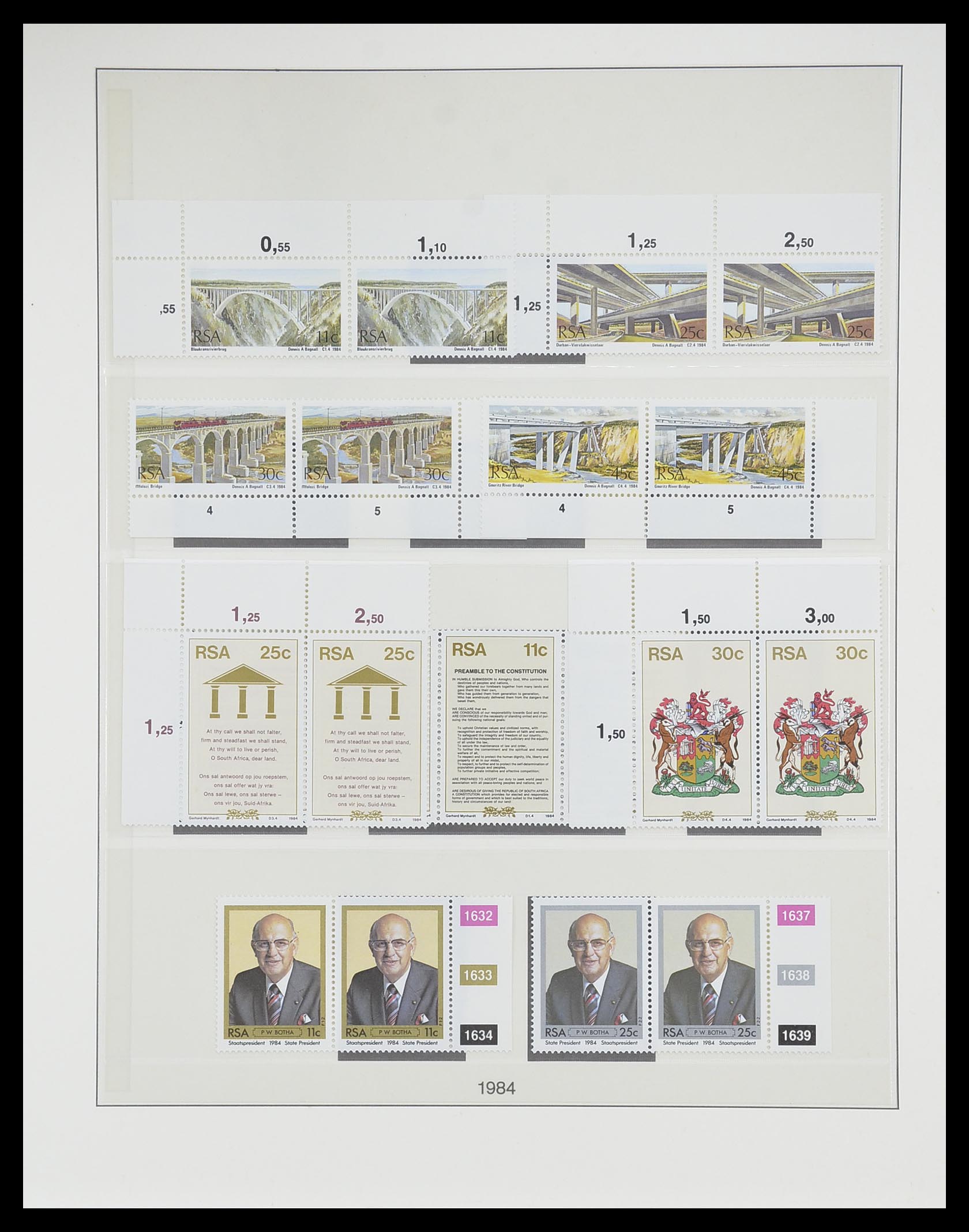 33533 041 - Postzegelverzameling 33533 Zuid Afrika 1961-2013.