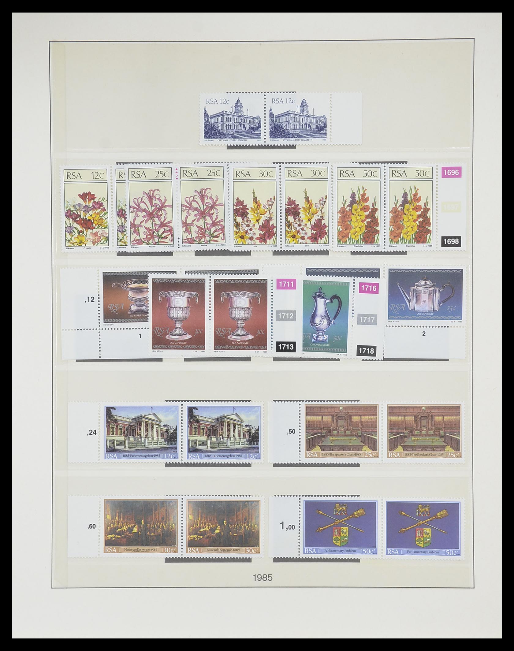 33533 044 - Postzegelverzameling 33533 Zuid Afrika 1961-2013.
