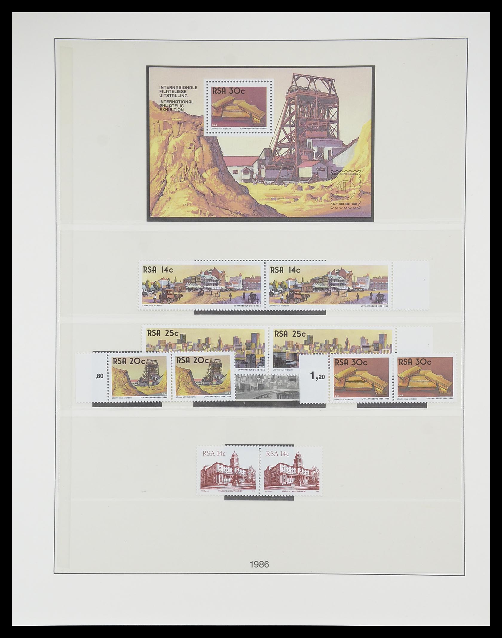 33533 046 - Postzegelverzameling 33533 Zuid Afrika 1961-2013.